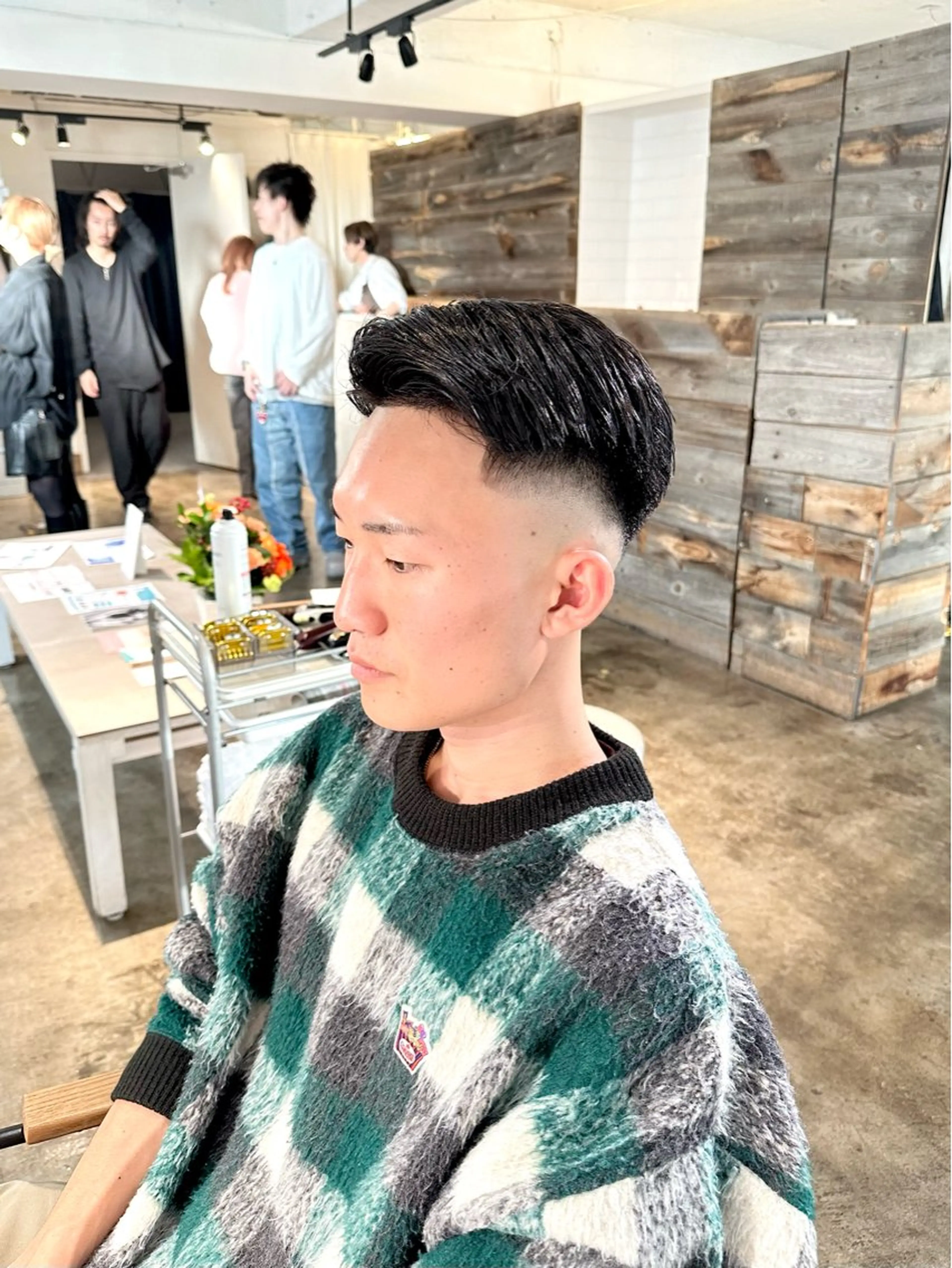 メンズ フェードカット メンズパーマ スキンフェード カット 骨格補正施術/メンズ 専門美容師/YUYAのヘアスタイル