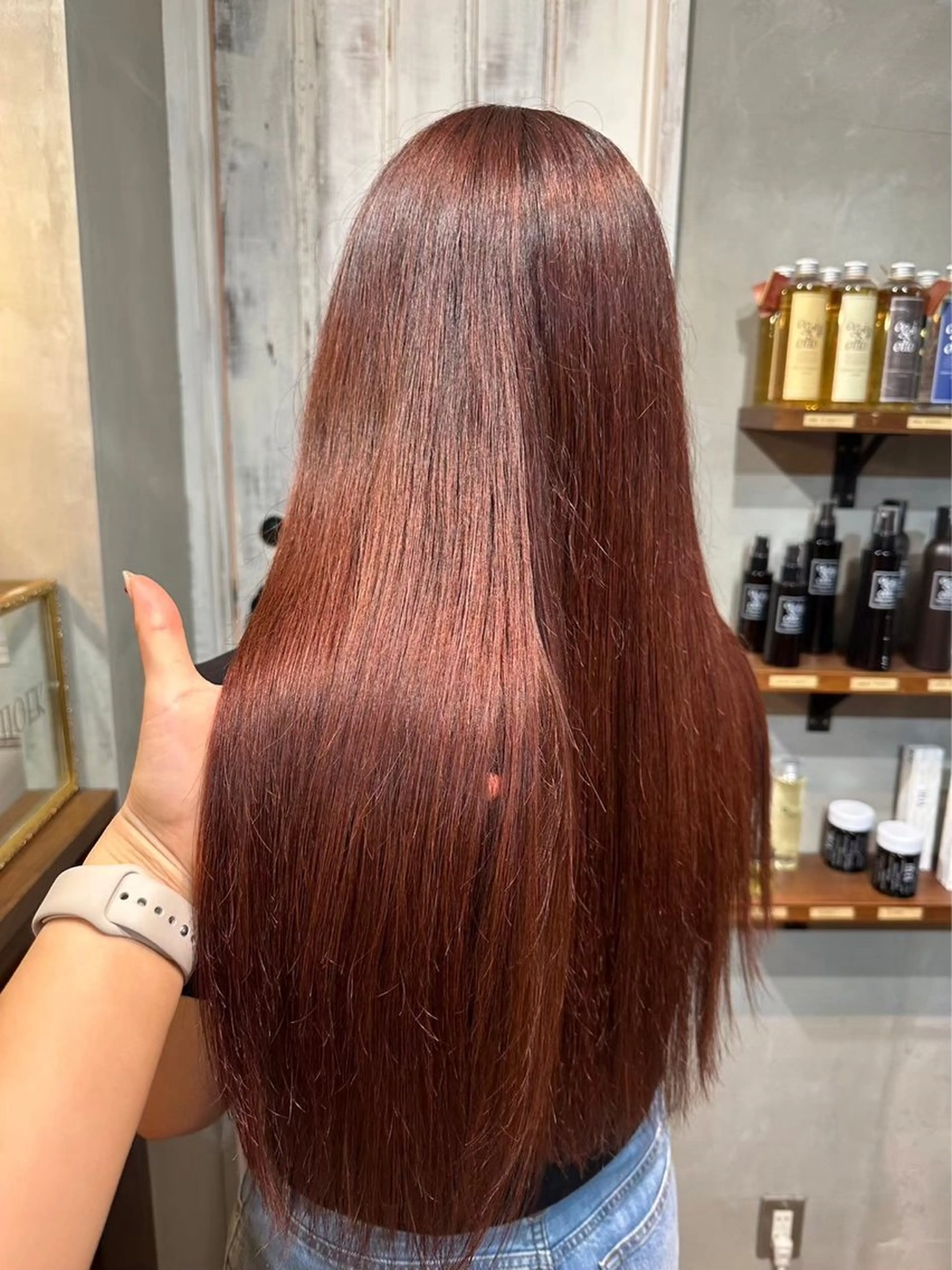 ロング bleach/ mana🎀🤍のヘアスタイル