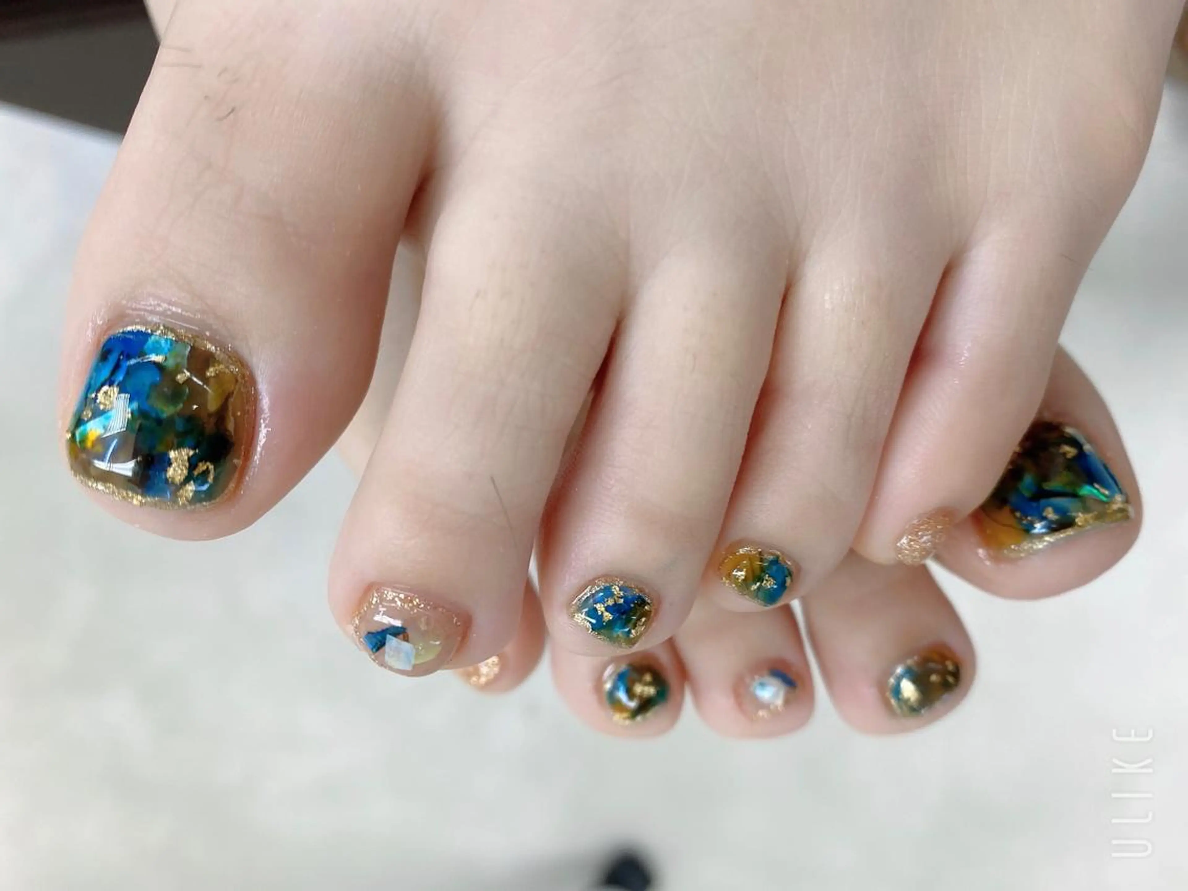 ショート フットネイル JNA認定講師🌸 RIEのネイルデザイン