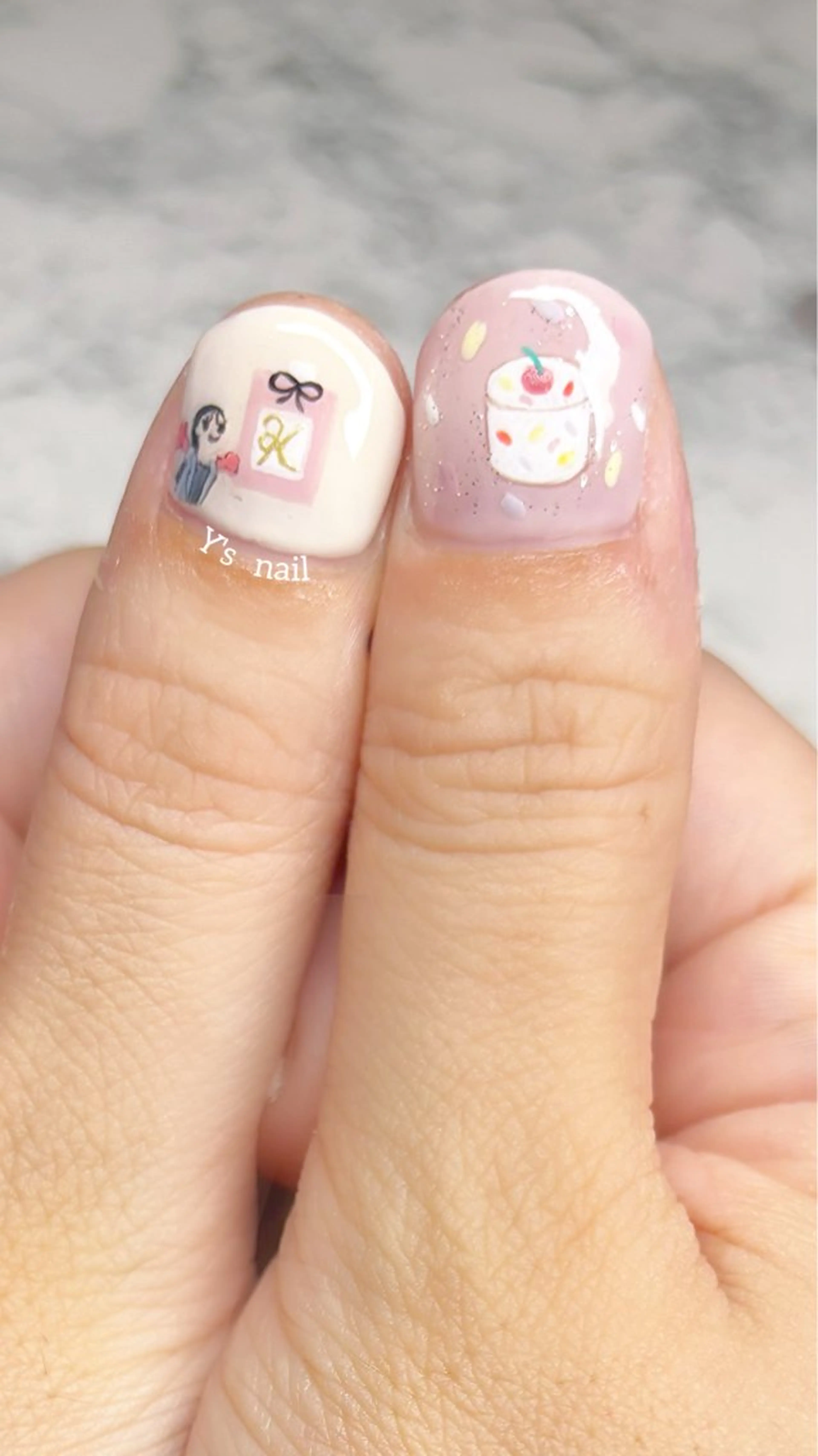 ネイル ハンドネイル 手書きが得意🖌️ Y’s  nailのネイルデザイン