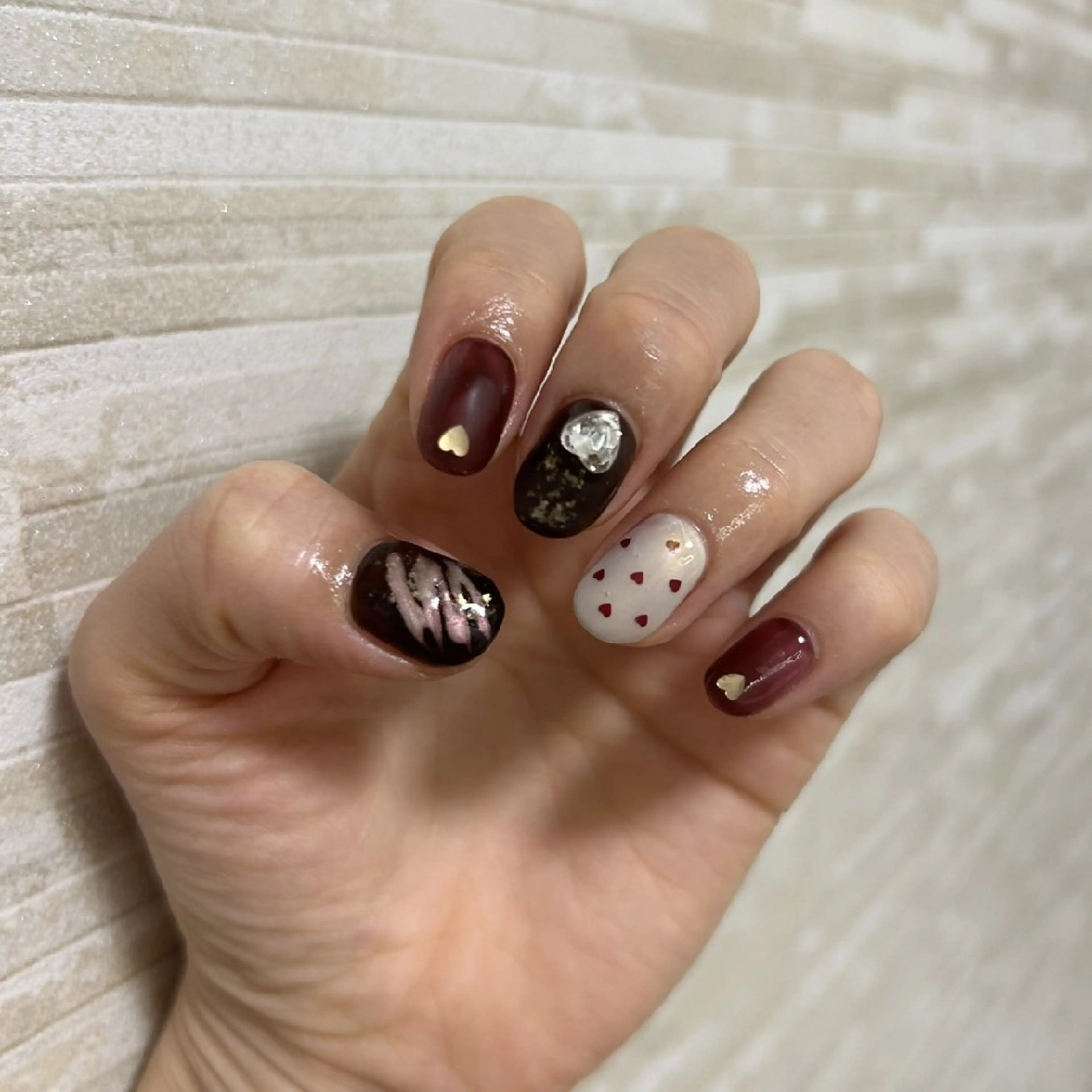 ネイル バレンタイン I'S nail 佐野のネイルデザイン