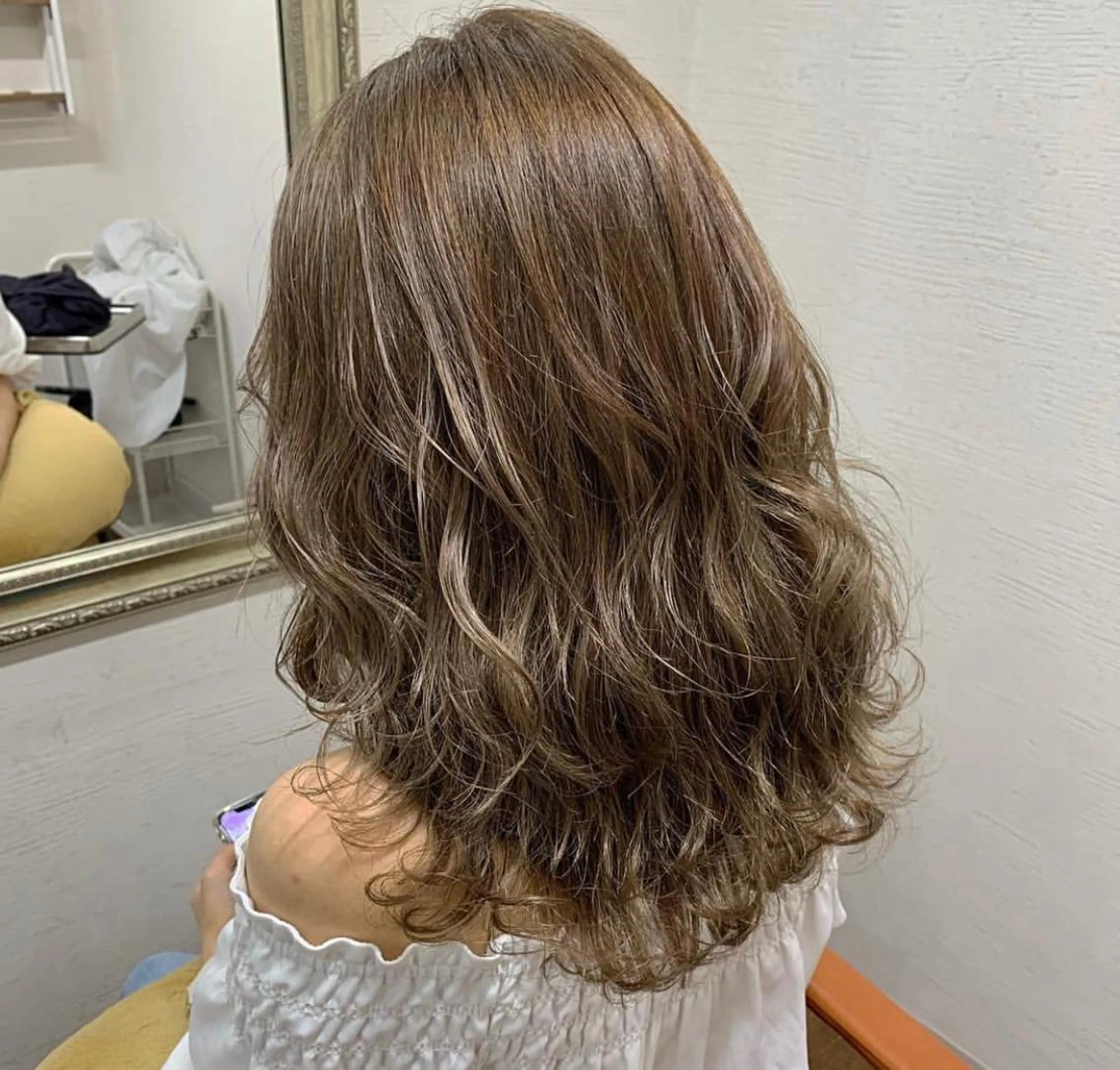 セミロング カラー 🎀モテ髪ﾐﾙｸﾃｨ ｰ🎀yasunaのヘアスタイル