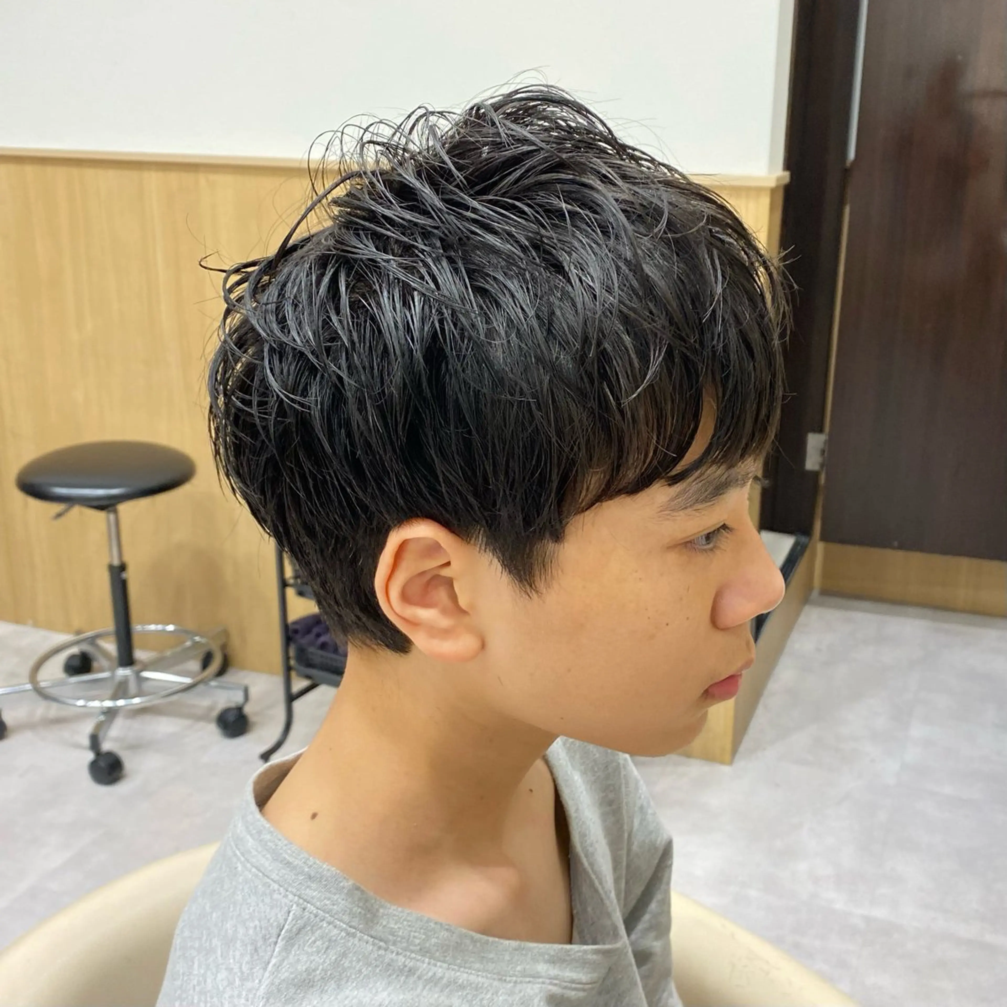 ショート メンズ UNIX所属・村上翼/ハンサム ショート/パーマのヘアスタイル