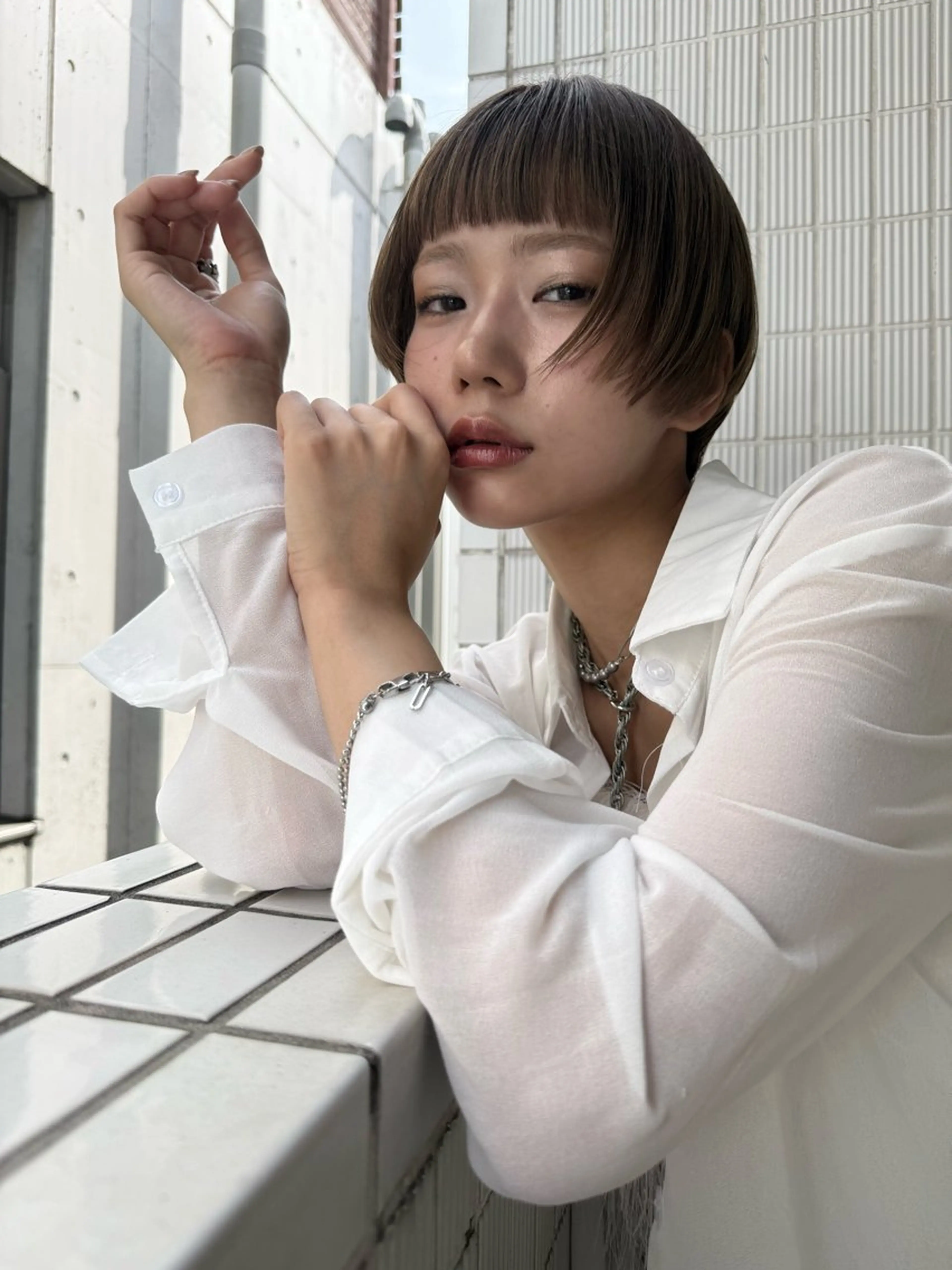 ショート カラー パーマ HIROTO ・のヘアスタイル