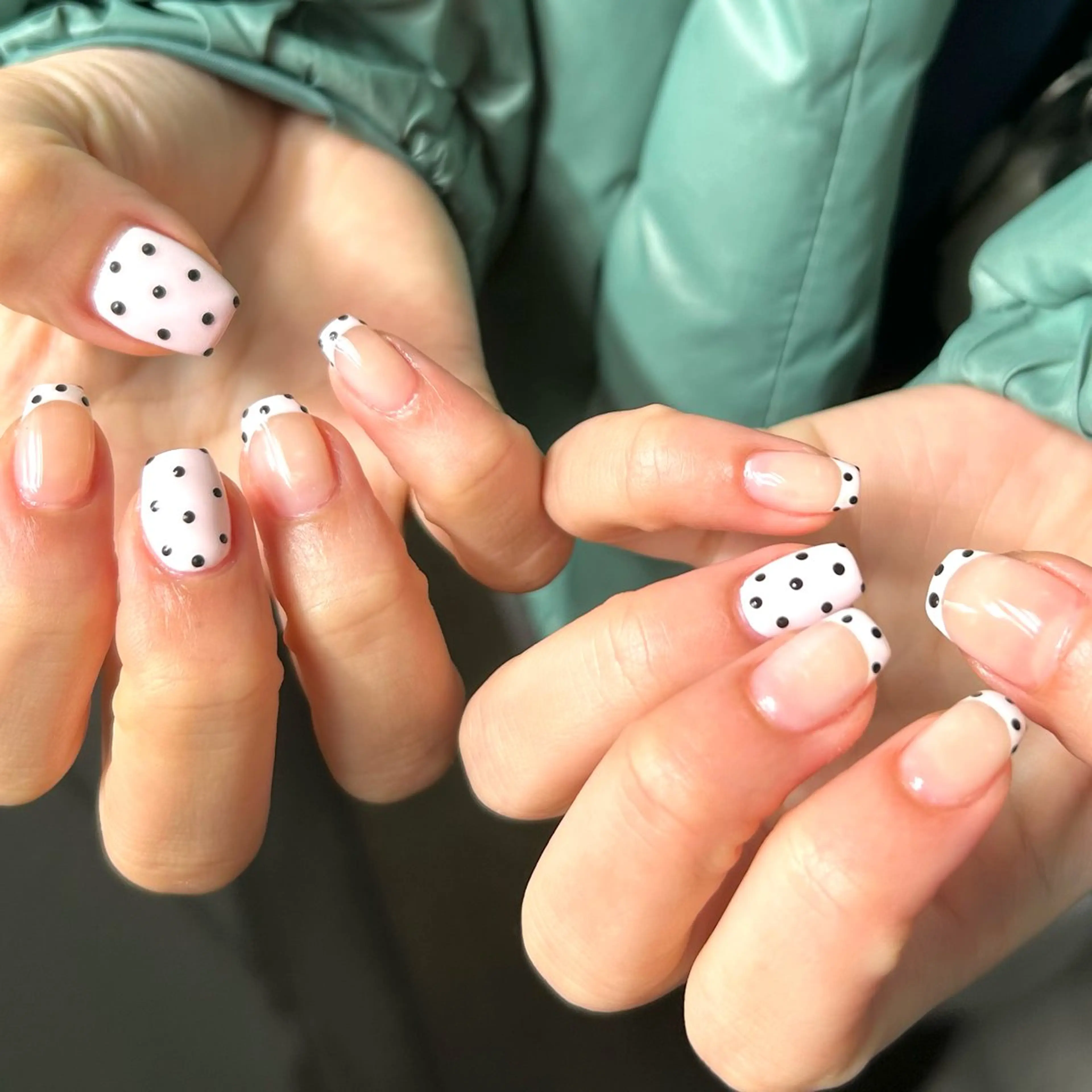 ネイル フレンチネイル ガーリー ピンク shine'an fuka🌿🫧のネイルデザイン