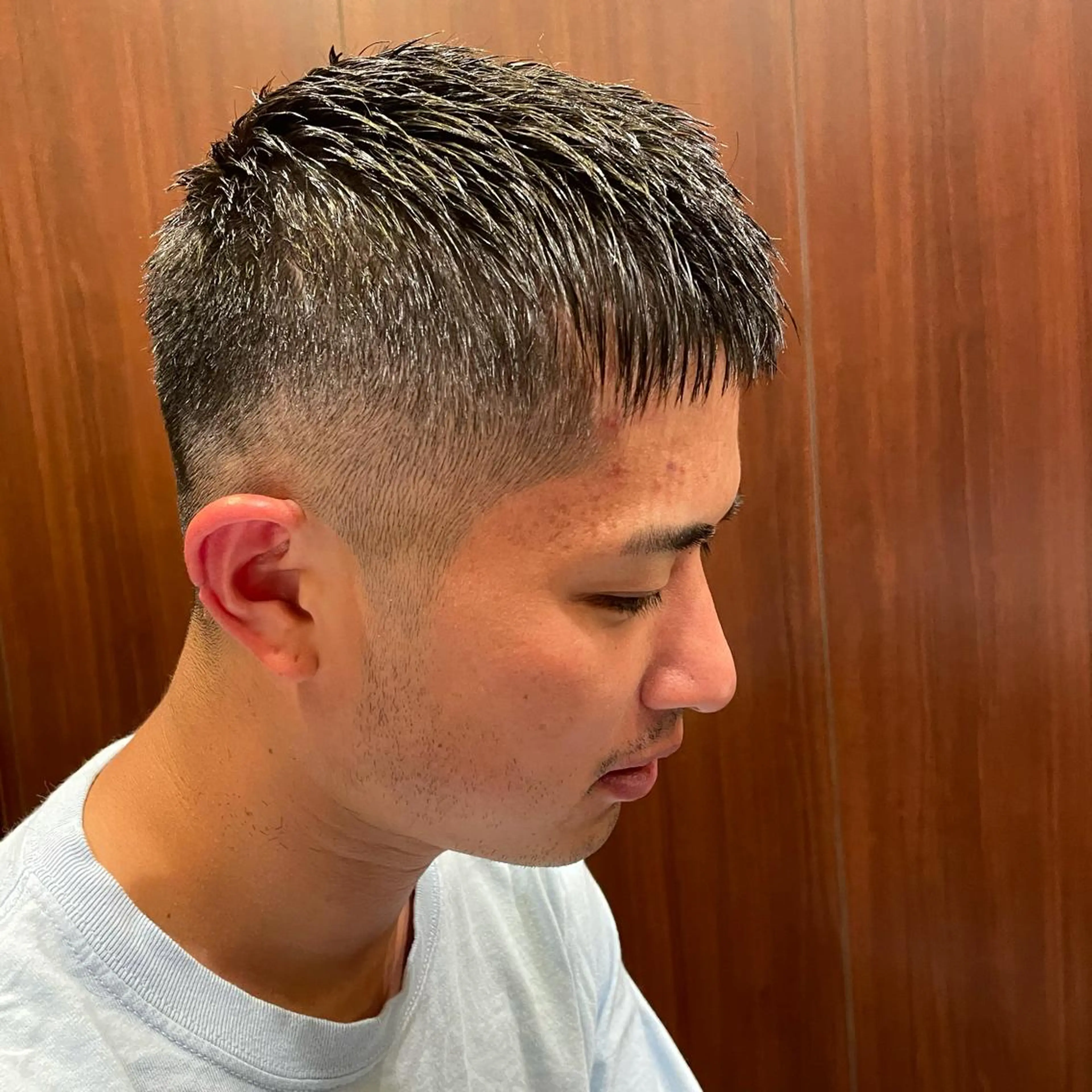 ショート メンズ 栗原 周太郎のヘアスタイル