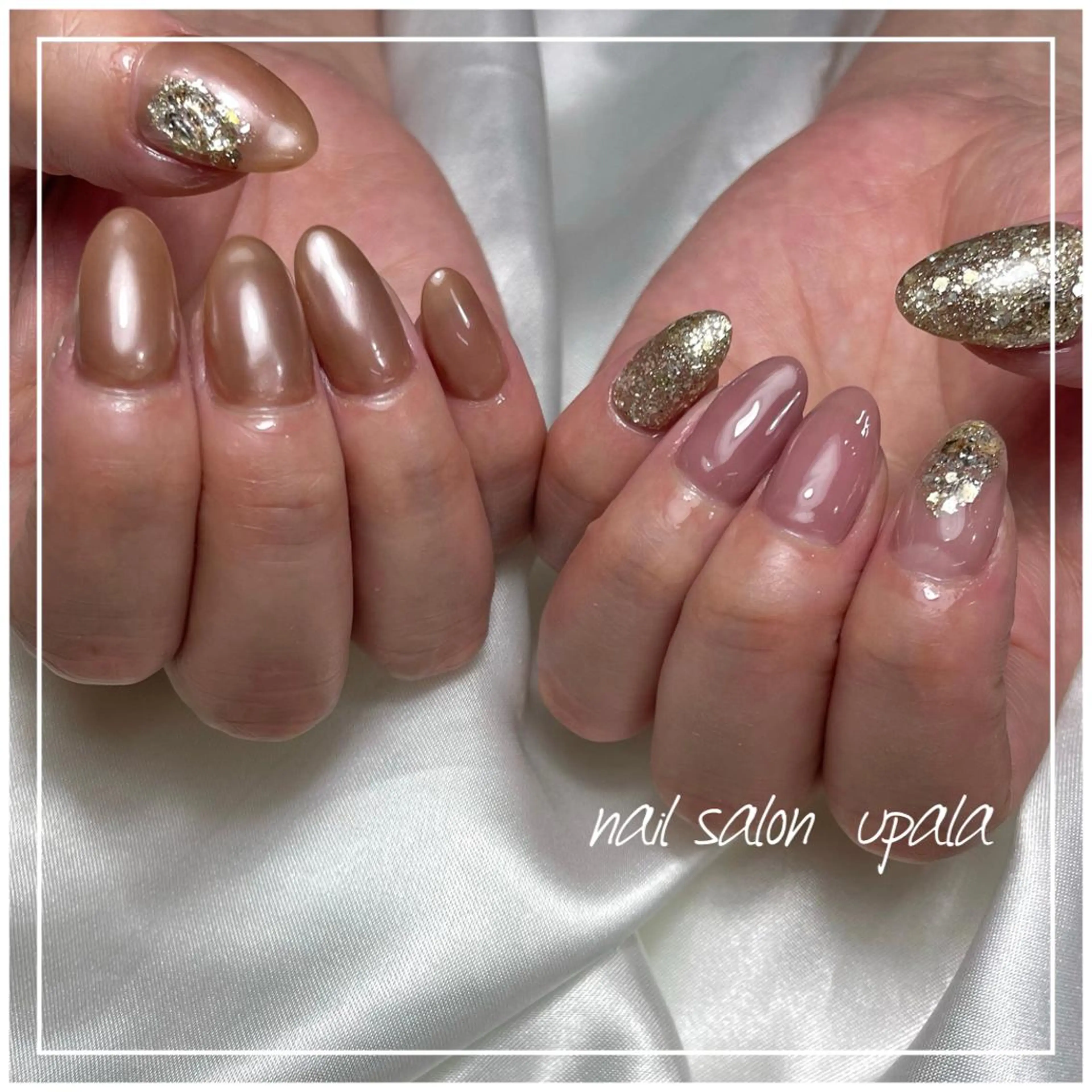 ネイル ニュアンスネイル 春ネイル ハンドネイル upala Mayukoのネイルデザイン