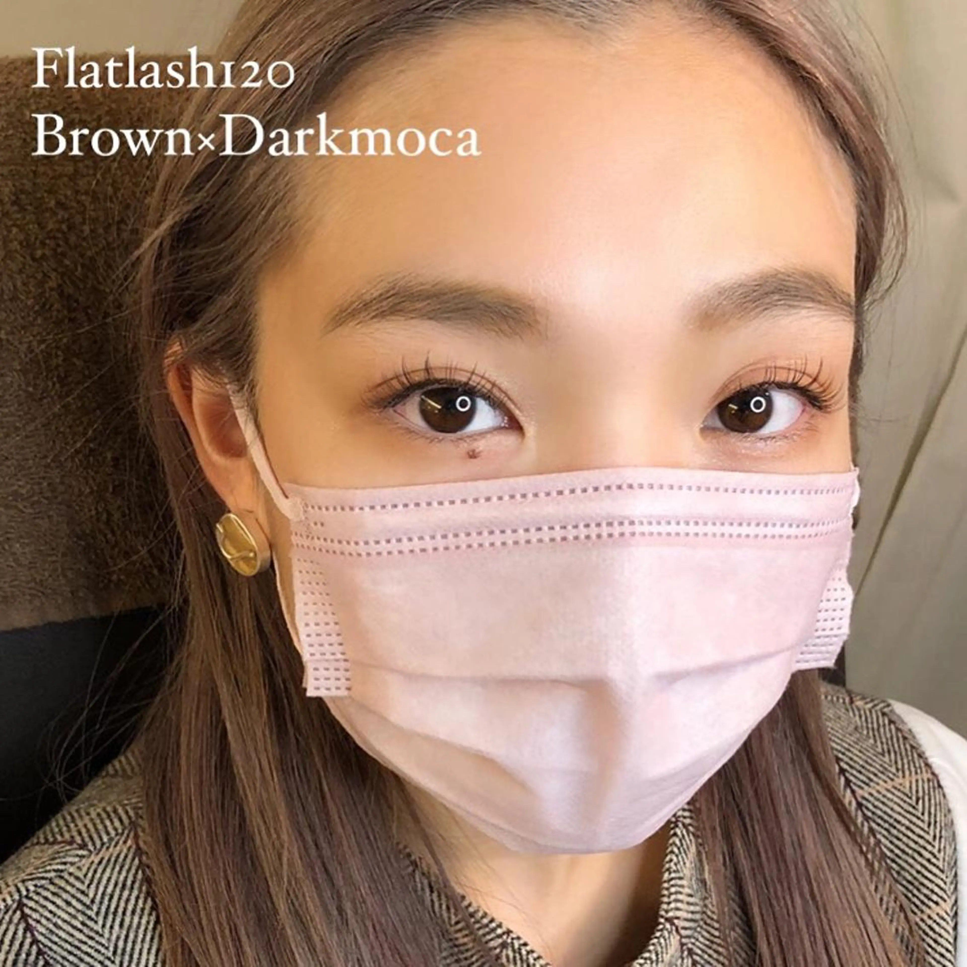 マツエク・マツパ カラーマツエク フラットラッシュ CAMELLIA カメリアのマツエク・マツパデザイン