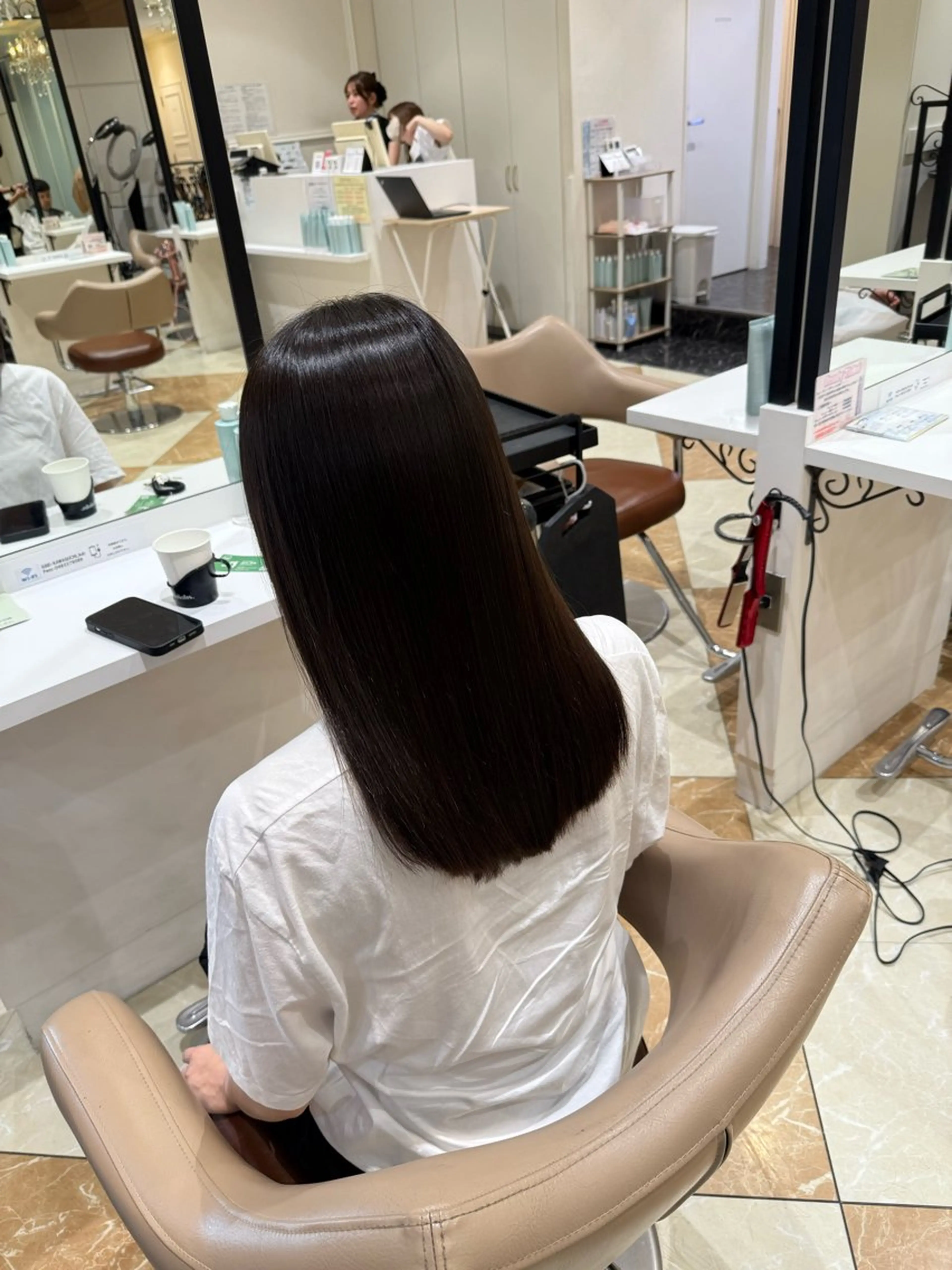 セミロング 髪質改善 カット トリートメント 髪質改善カラー/店長 宮内秀峰のヘアスタイル