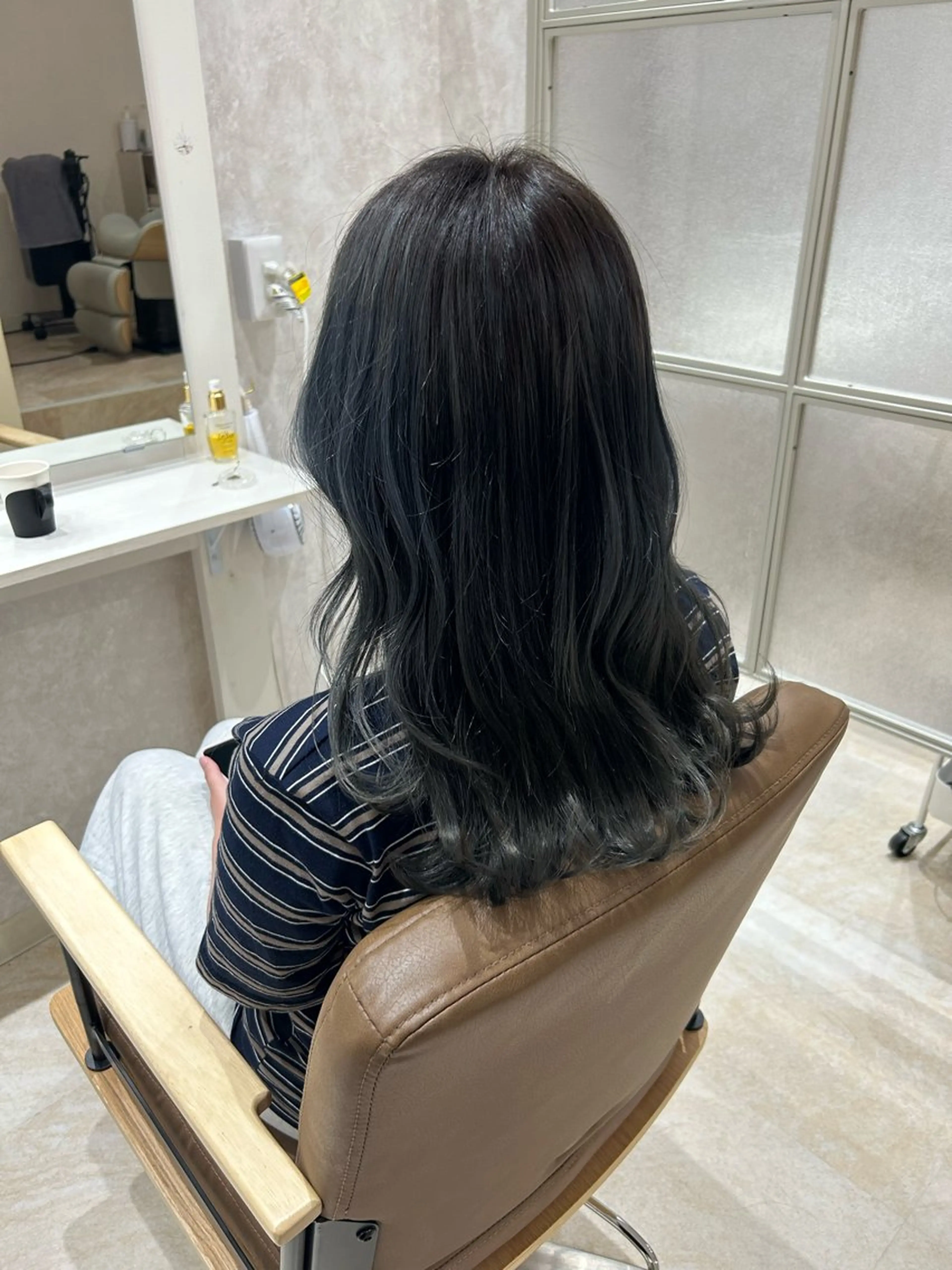 ミディアム カラー 💙まこと💙艶 カラー(Rico)のヘアスタイル