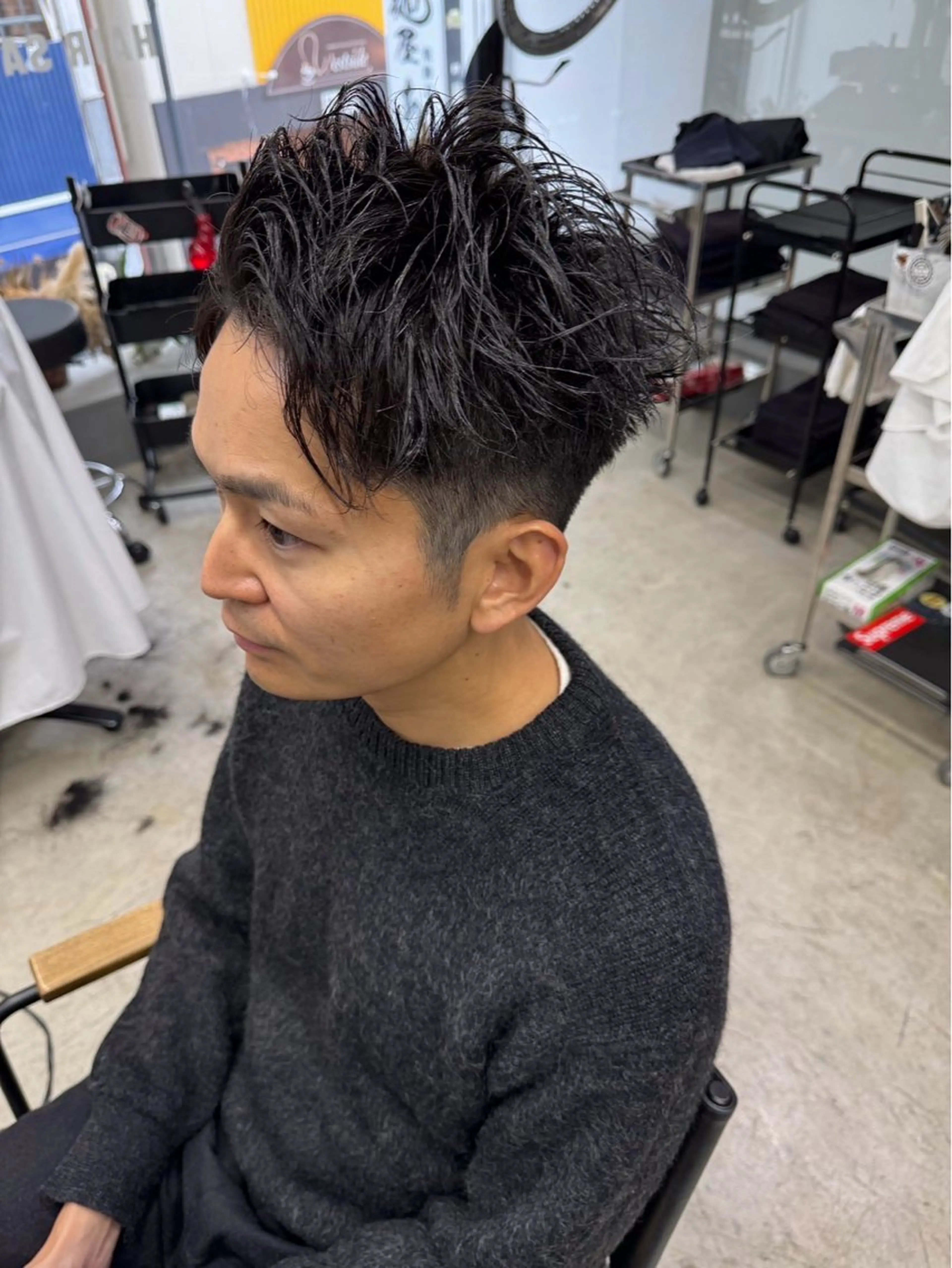 ショート メンズ メンズ専門サロン wokeのヘアスタイル