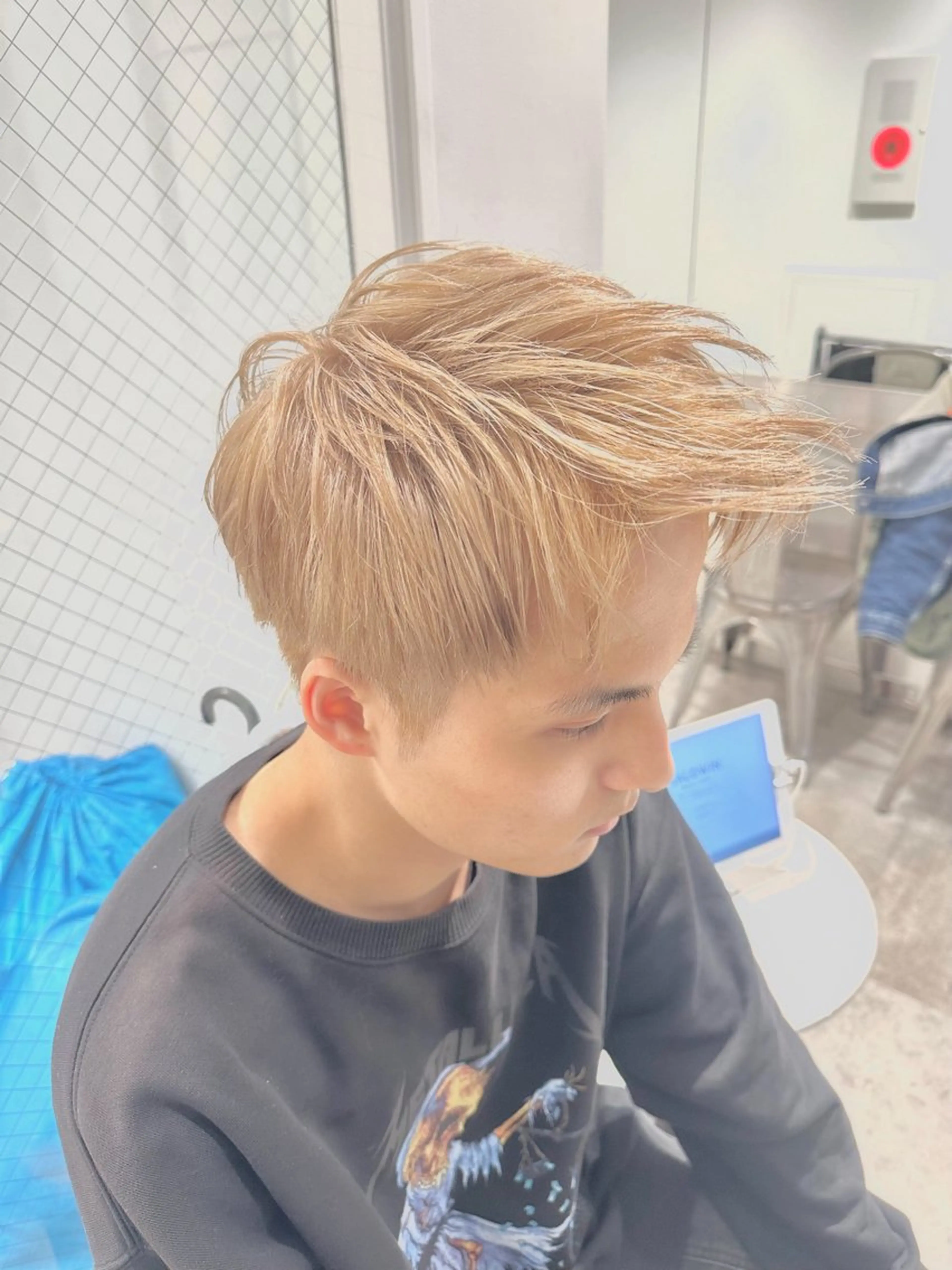 カラー メンズ ヘアカラー トリートメント ハイトーン･髪質改善 MIOKAのヘアスタイル