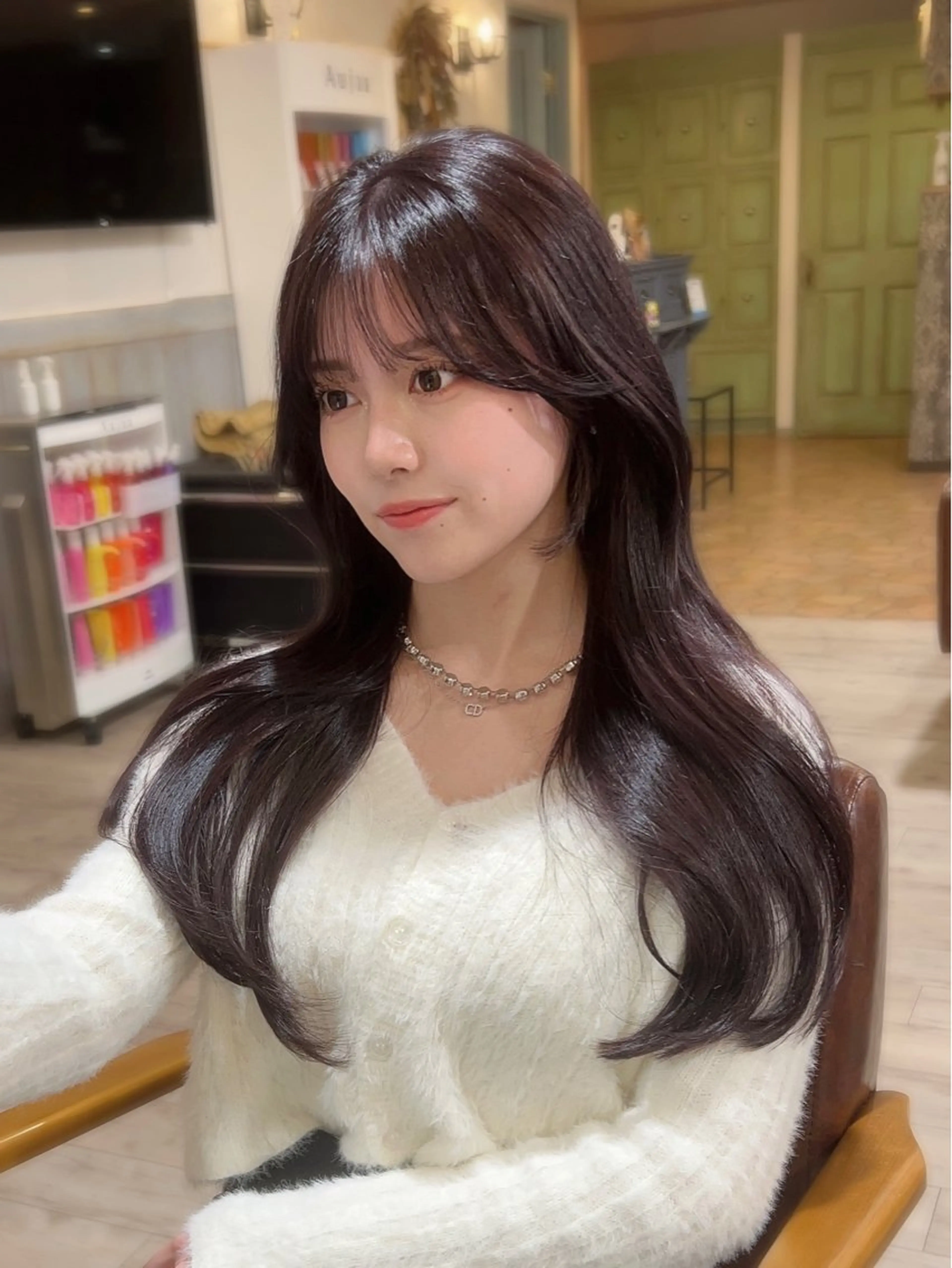 🇰🇷韓国レイヤーカット＋プレミアムトリートメントカラー🇰🇷【韓国巻きレクチャー付き】の写真