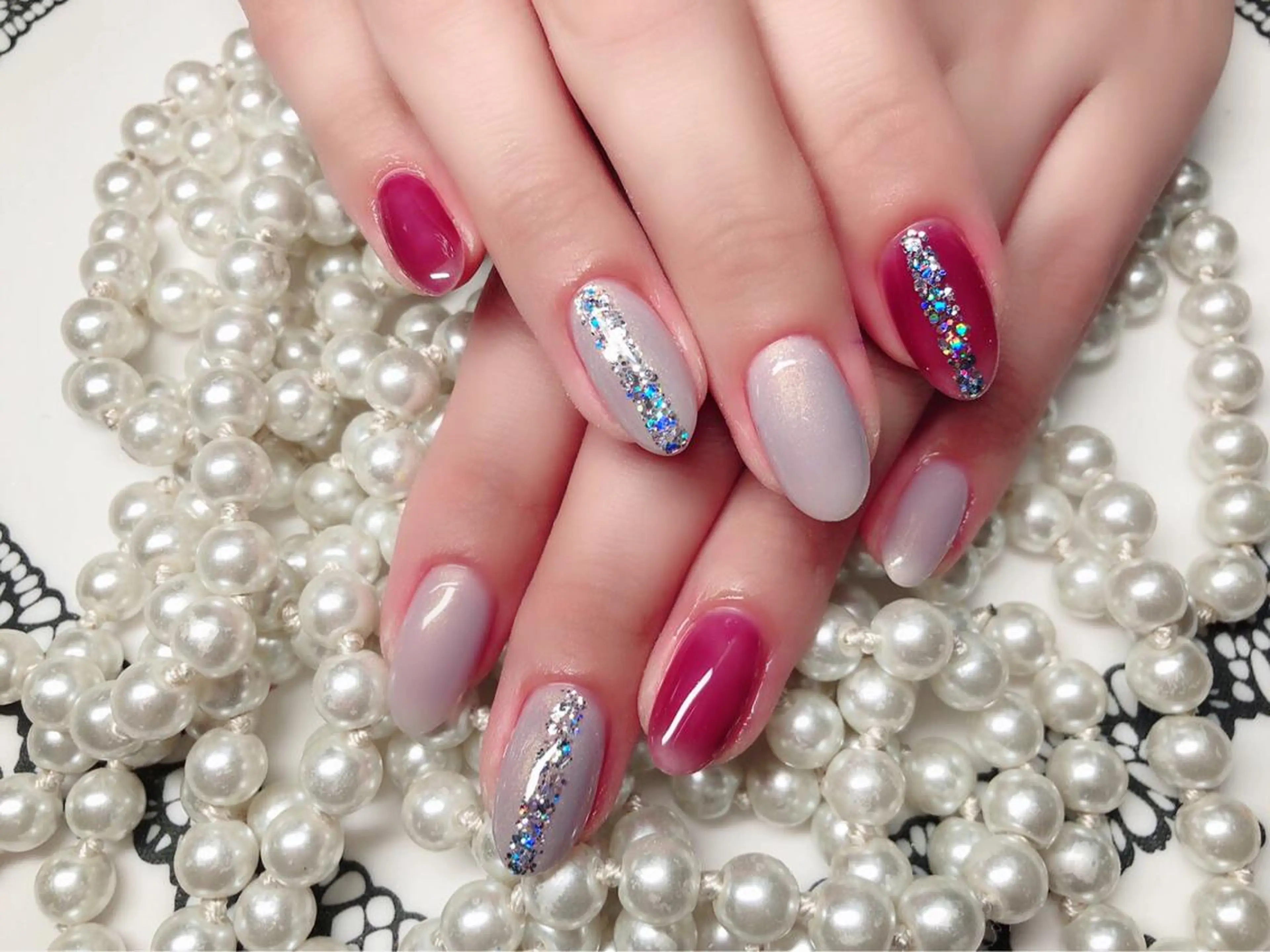 ネイル ハンドネイル マジックミラー所属・マジック ミラーのネイルデザイン