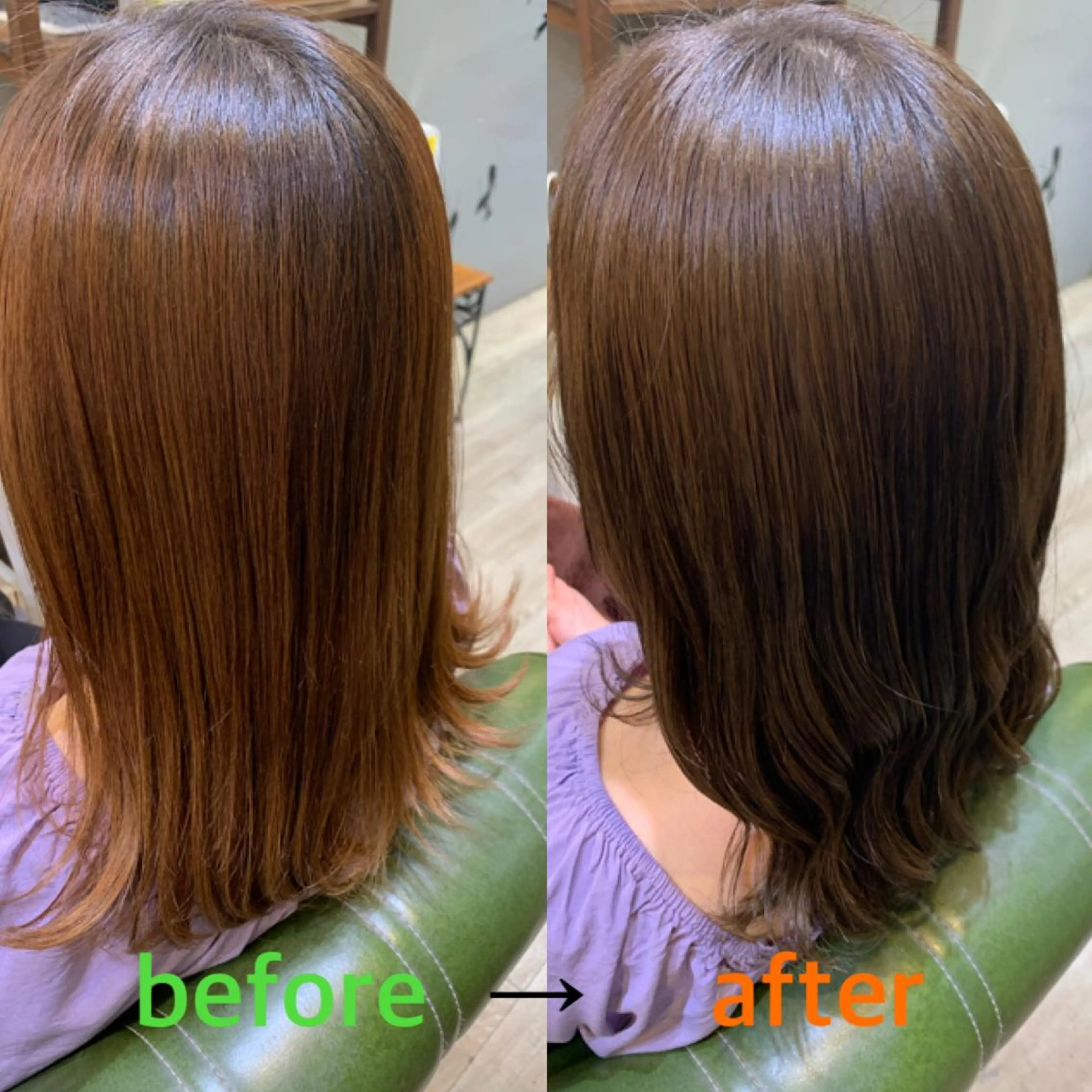 ミディアム アッシュ 🦋ふくい あやの🦋のヘアスタイル