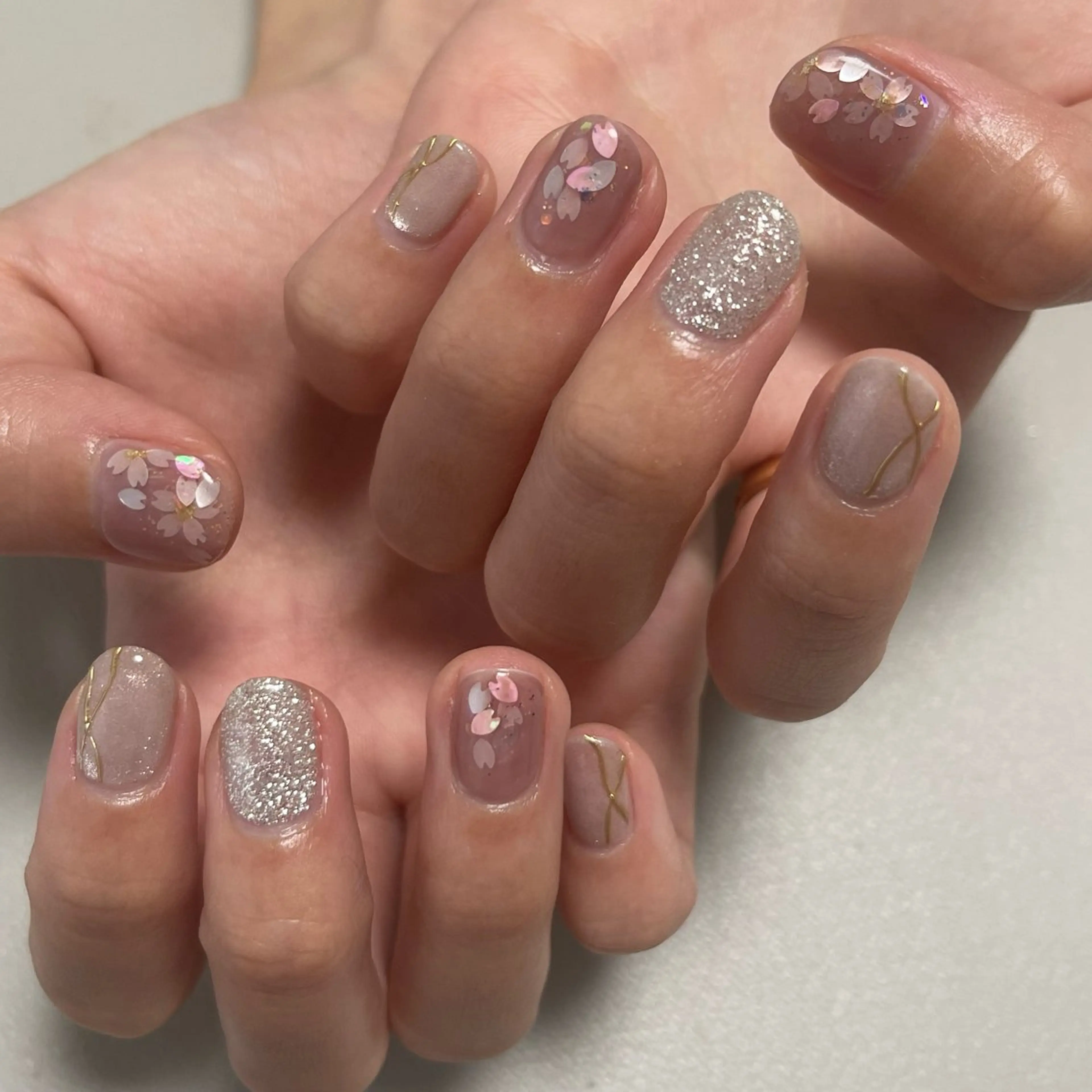 ネイル 桜ネイル Luccica nailのネイルデザイン