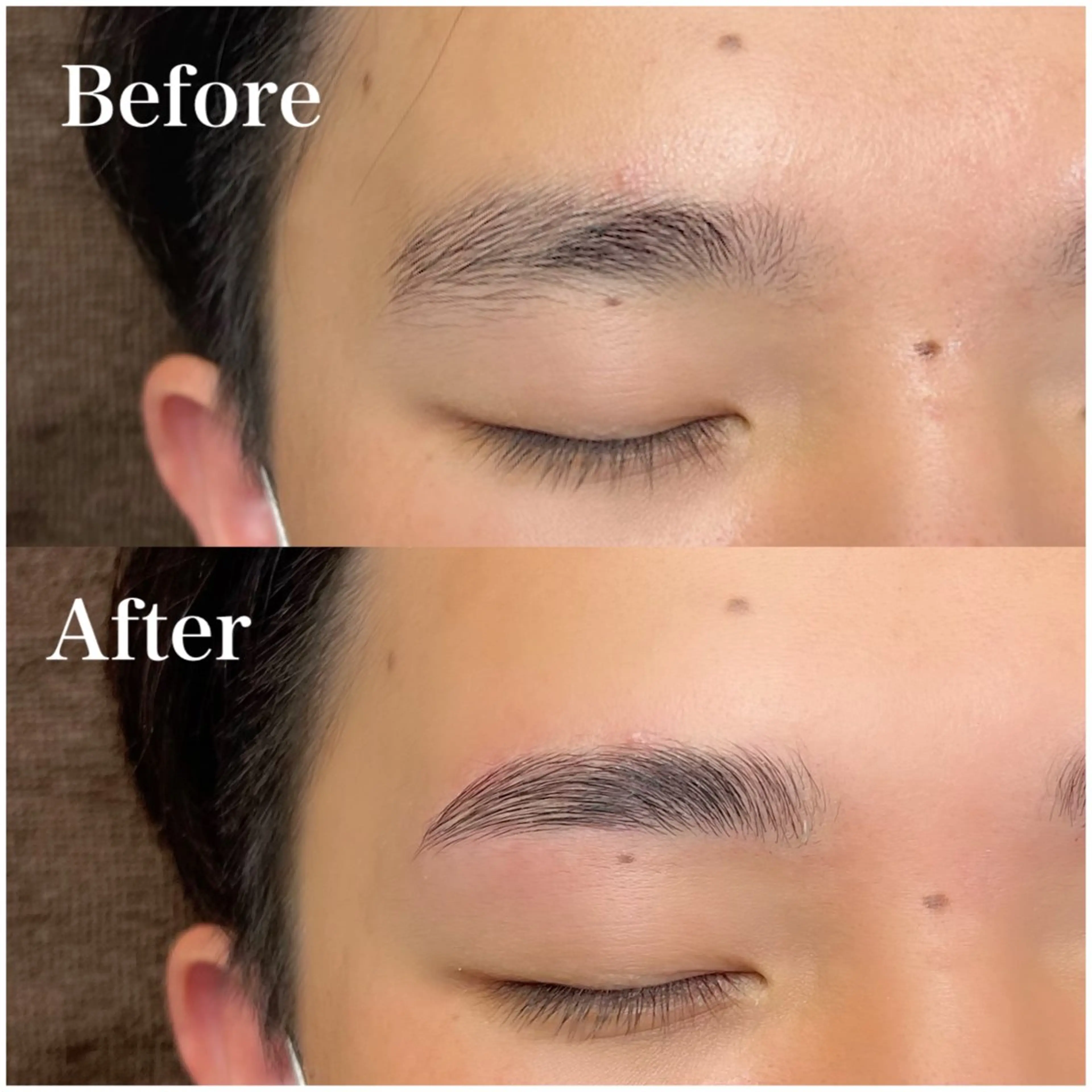 メンズ アイブロウ ハリウッドブロウリフト メンズアイブロウ Eye lashのマツエク・マツパデザイン