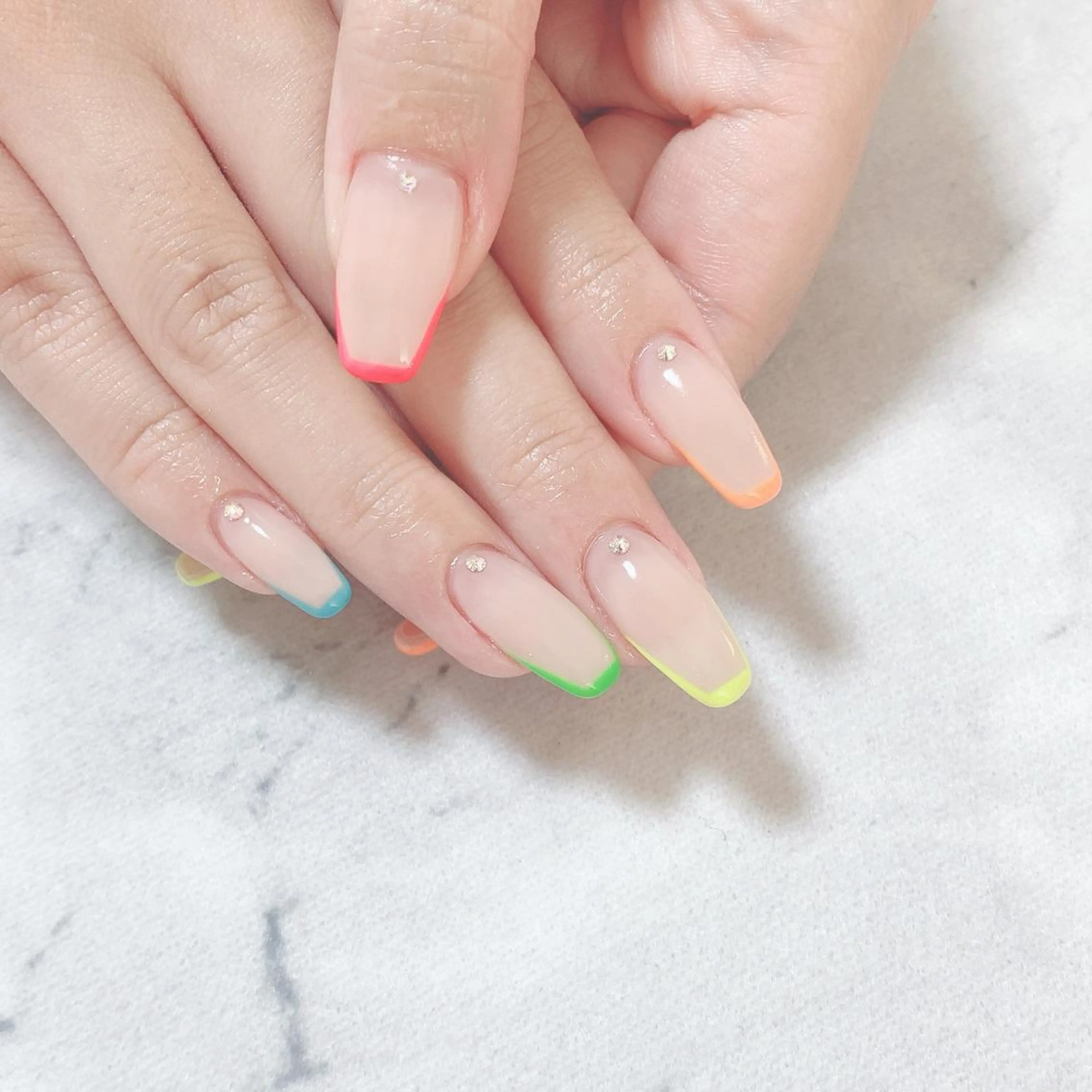 ネイル フレンチネイル Jeremy ♡ HARUKAのネイルデザイン