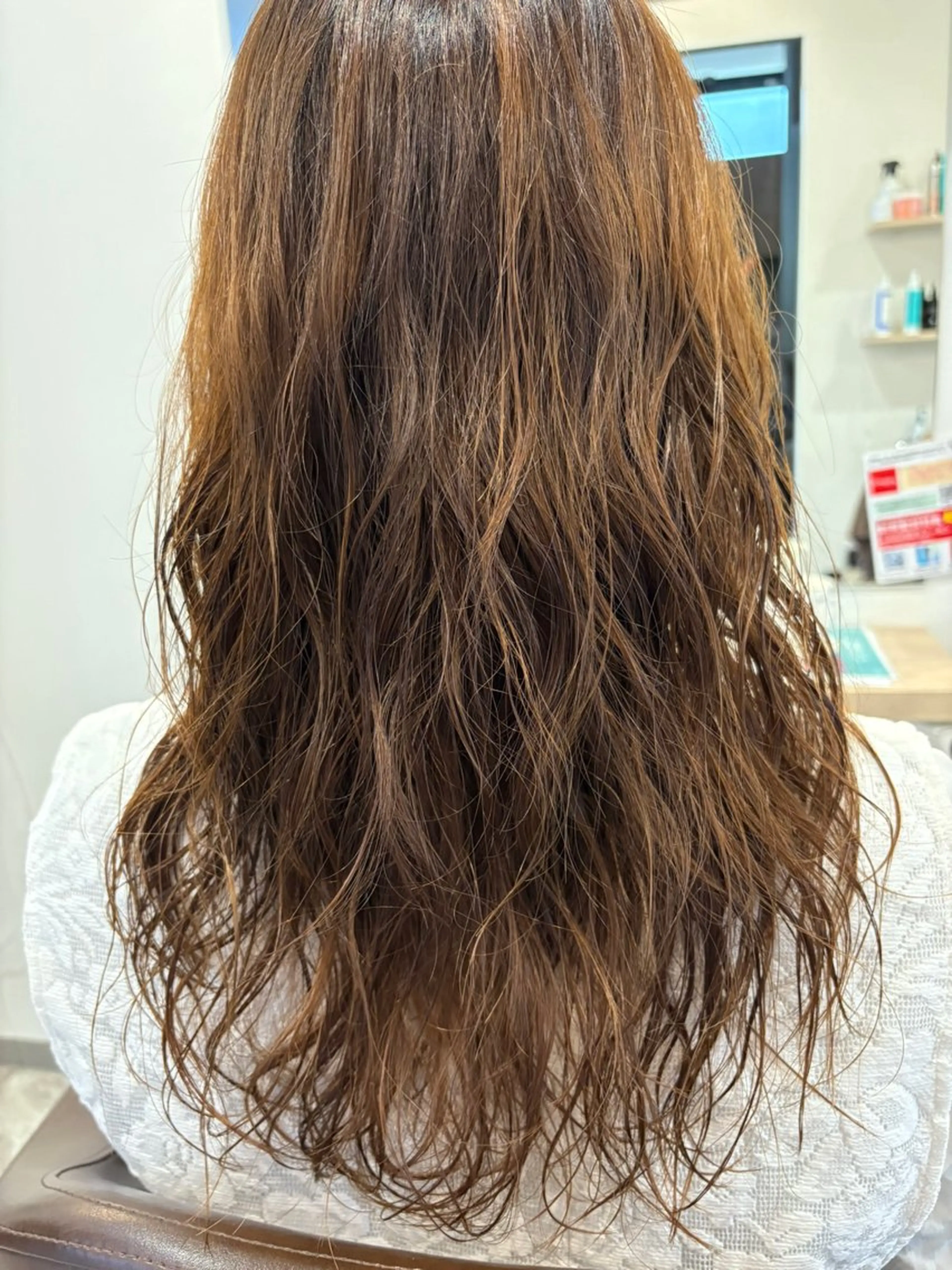 セミロング セミロングパーマ 永田 よしはるのヘアスタイル