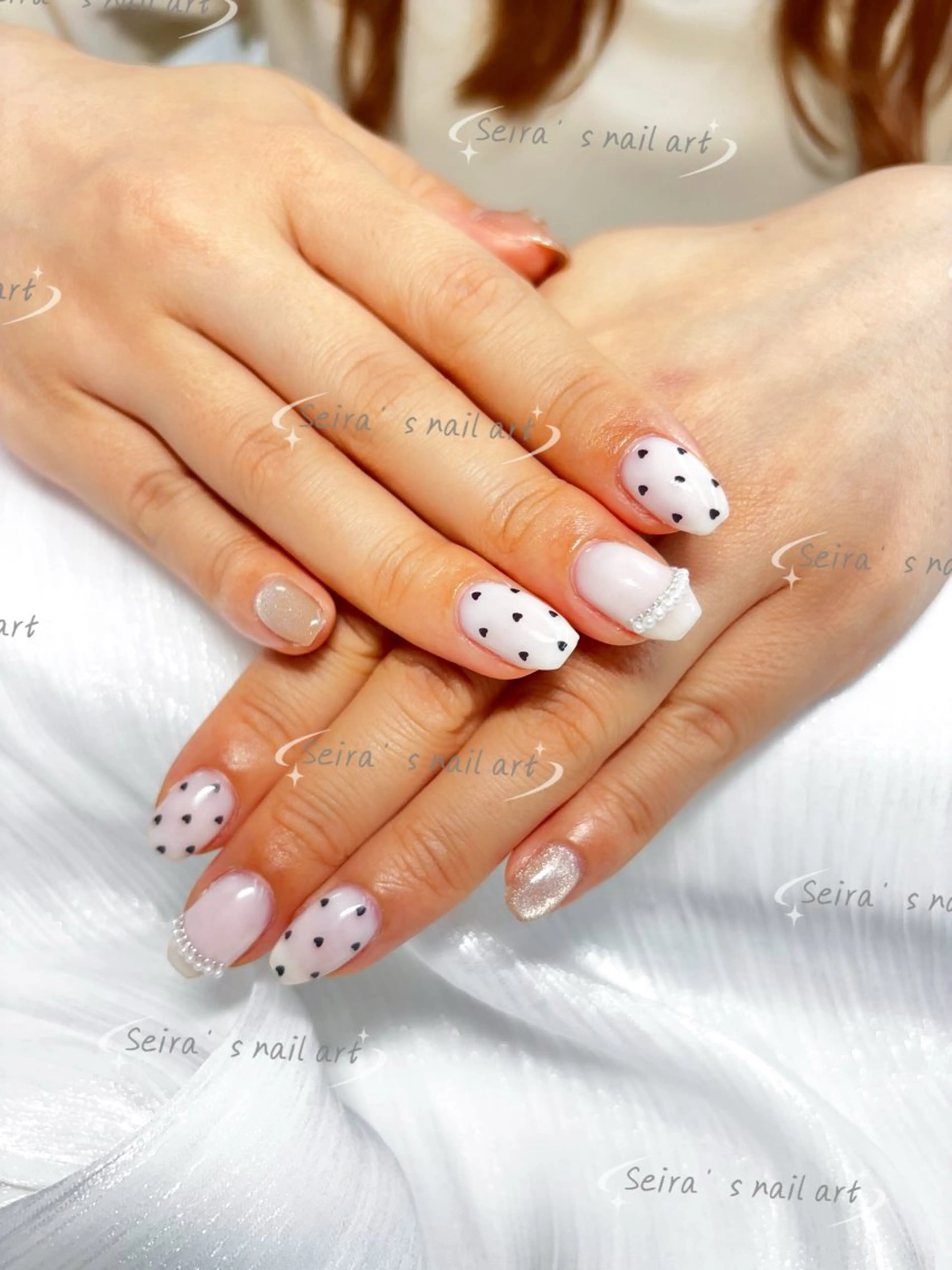 ネイル ハンドネイル Seira ʕ•ᴥ•ʔのネイルデザイン