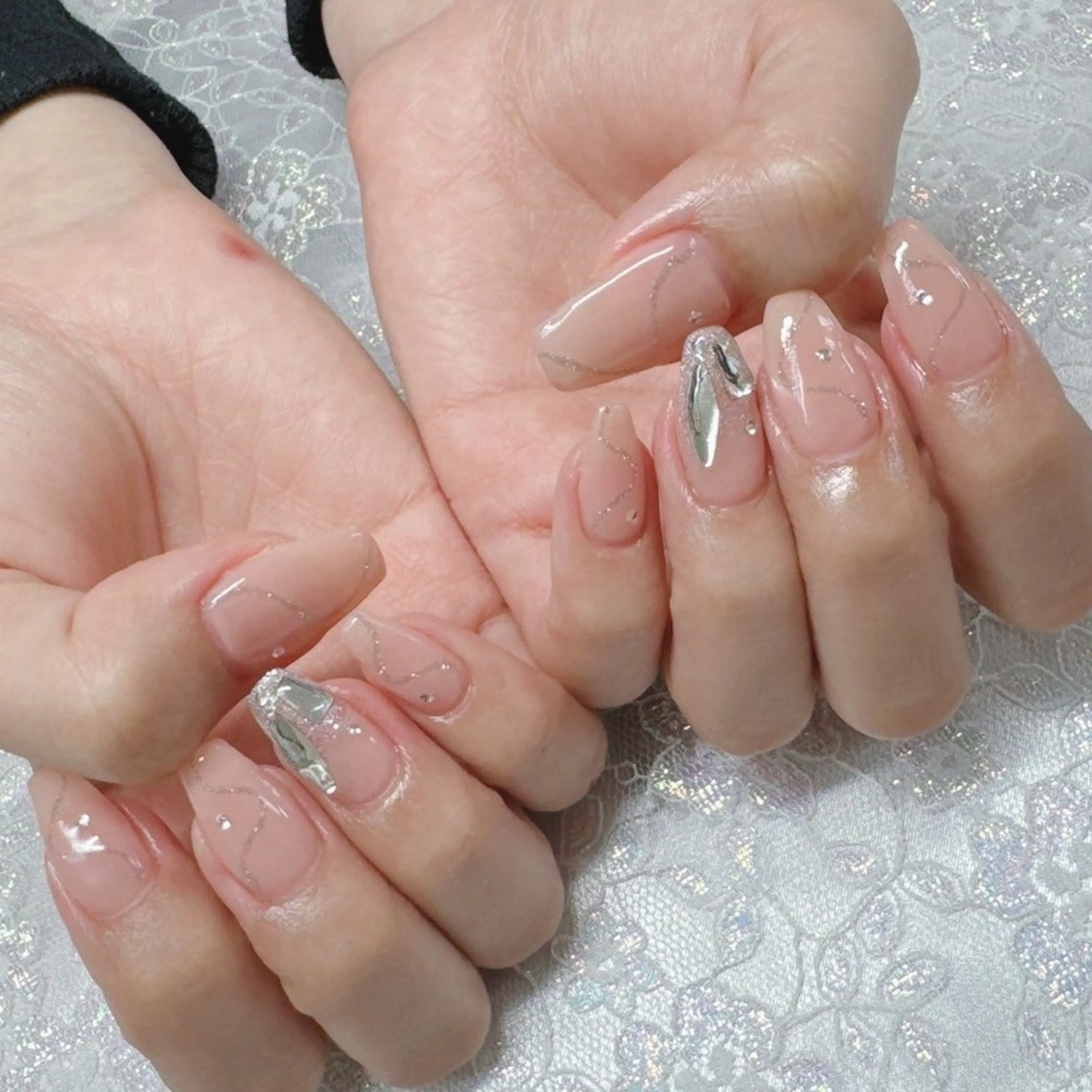 ネイル ジェルネイル ワンホンネイル ハンドネイル Nail lieNのネイルデザイン