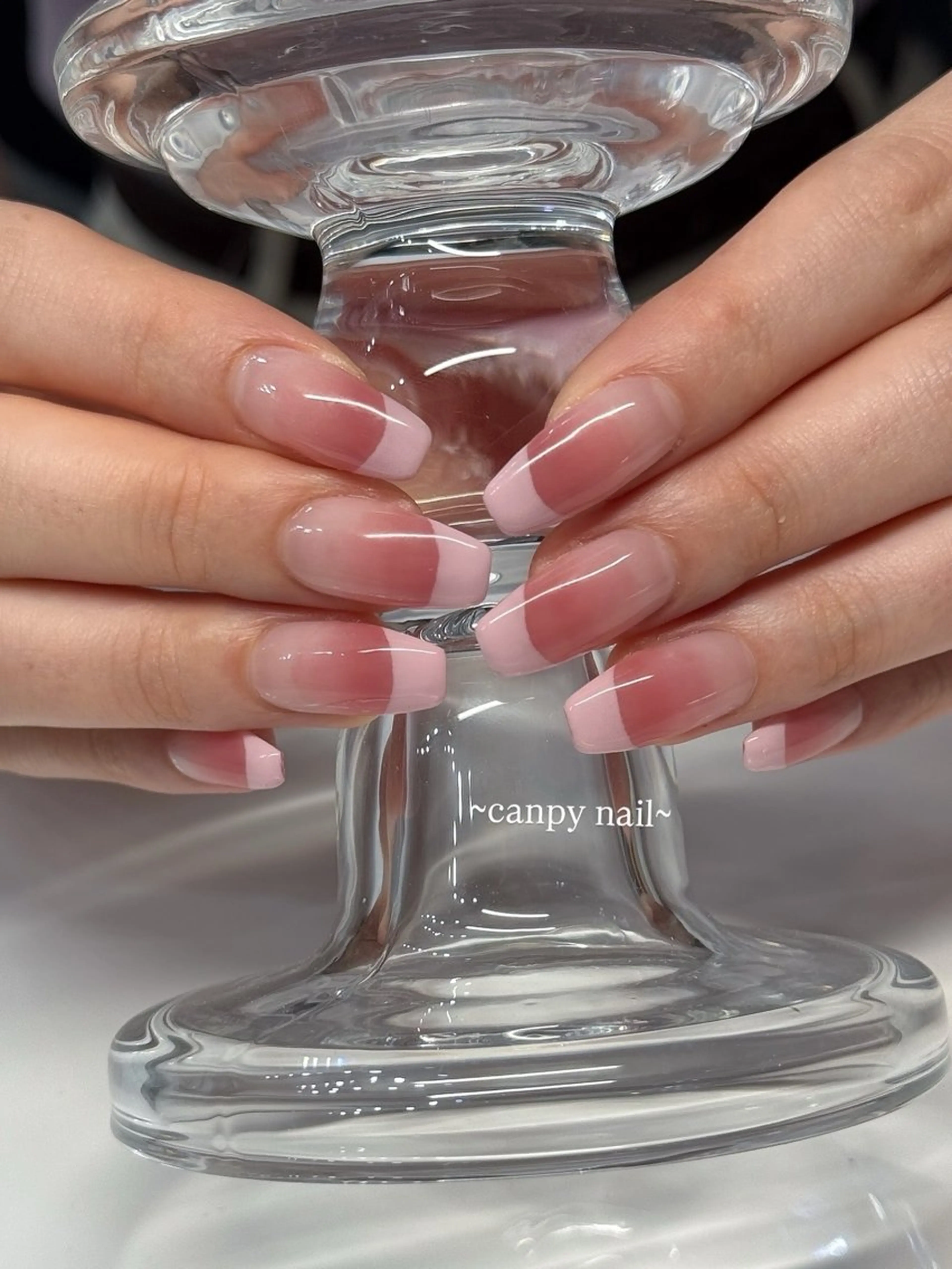 ネイル ハンドネイル 韓国ネイル/ワンホン ネイル🎀表参道3分のネイルデザイン