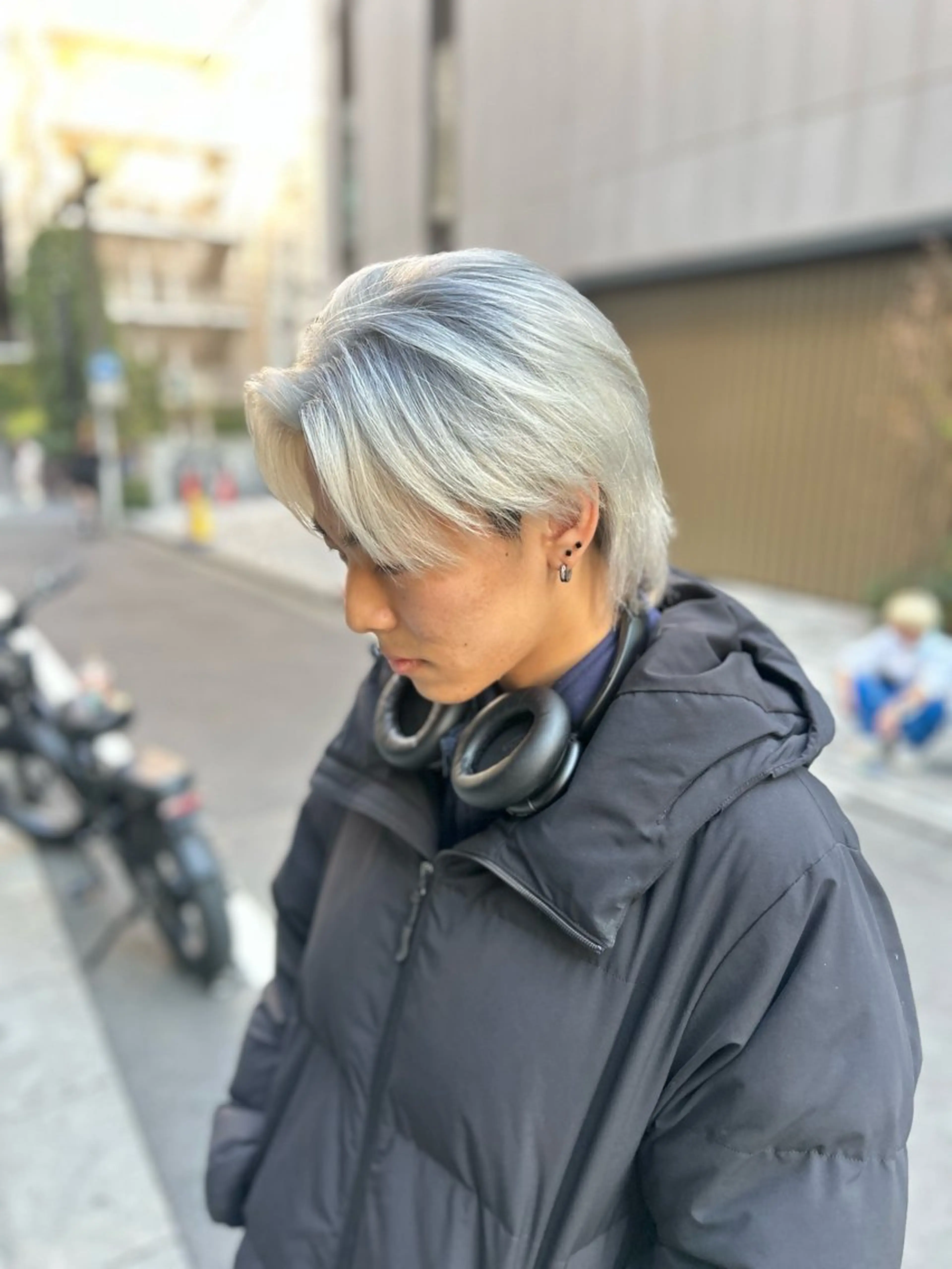 ショート カラー メンズ ヘアカラー 韓国レイヤーカット /REIのヘアスタイル