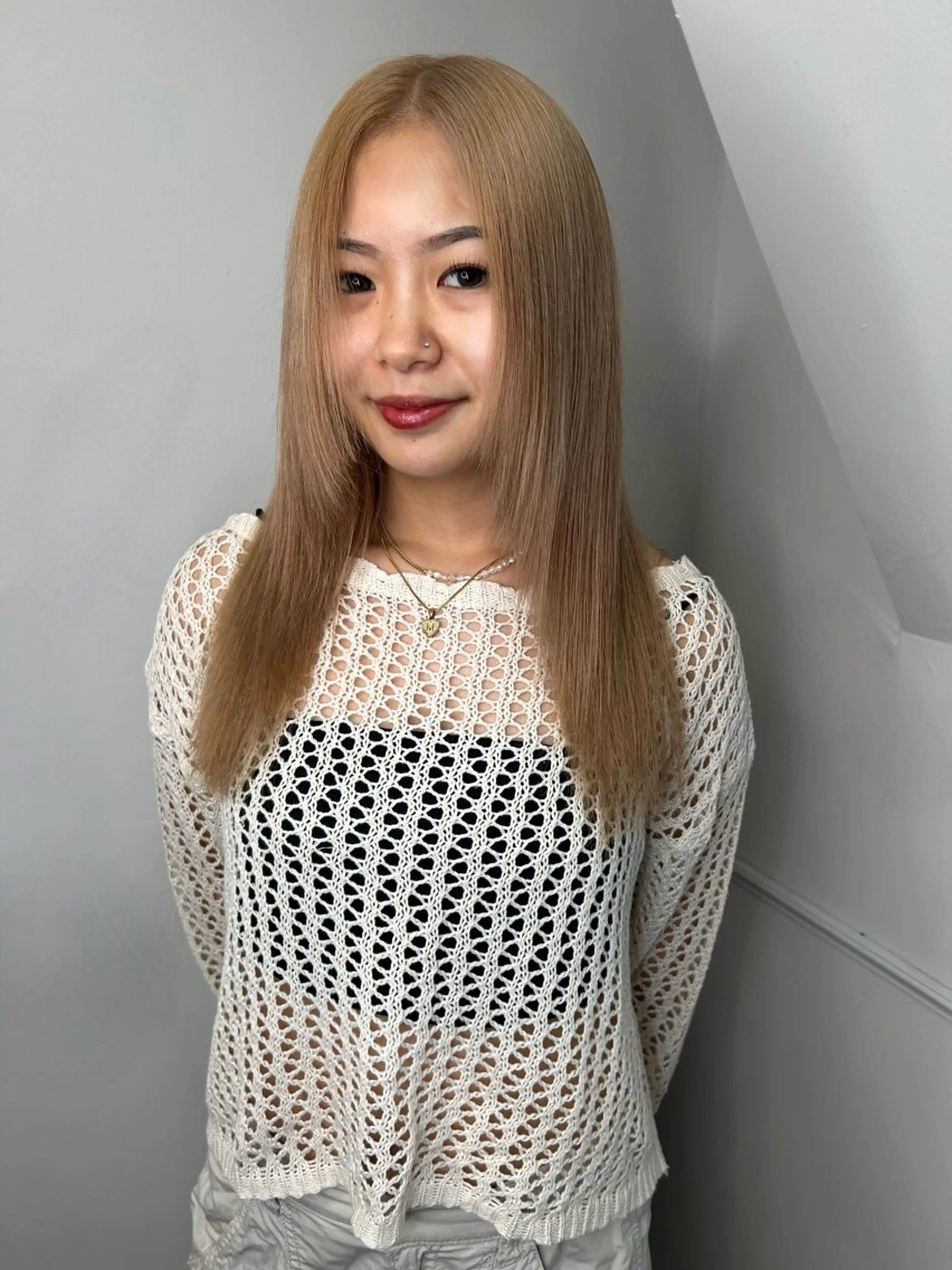 ロング カラー land所属・透明感カラー/レイヤ ー🌙Honokaのヘアスタイル