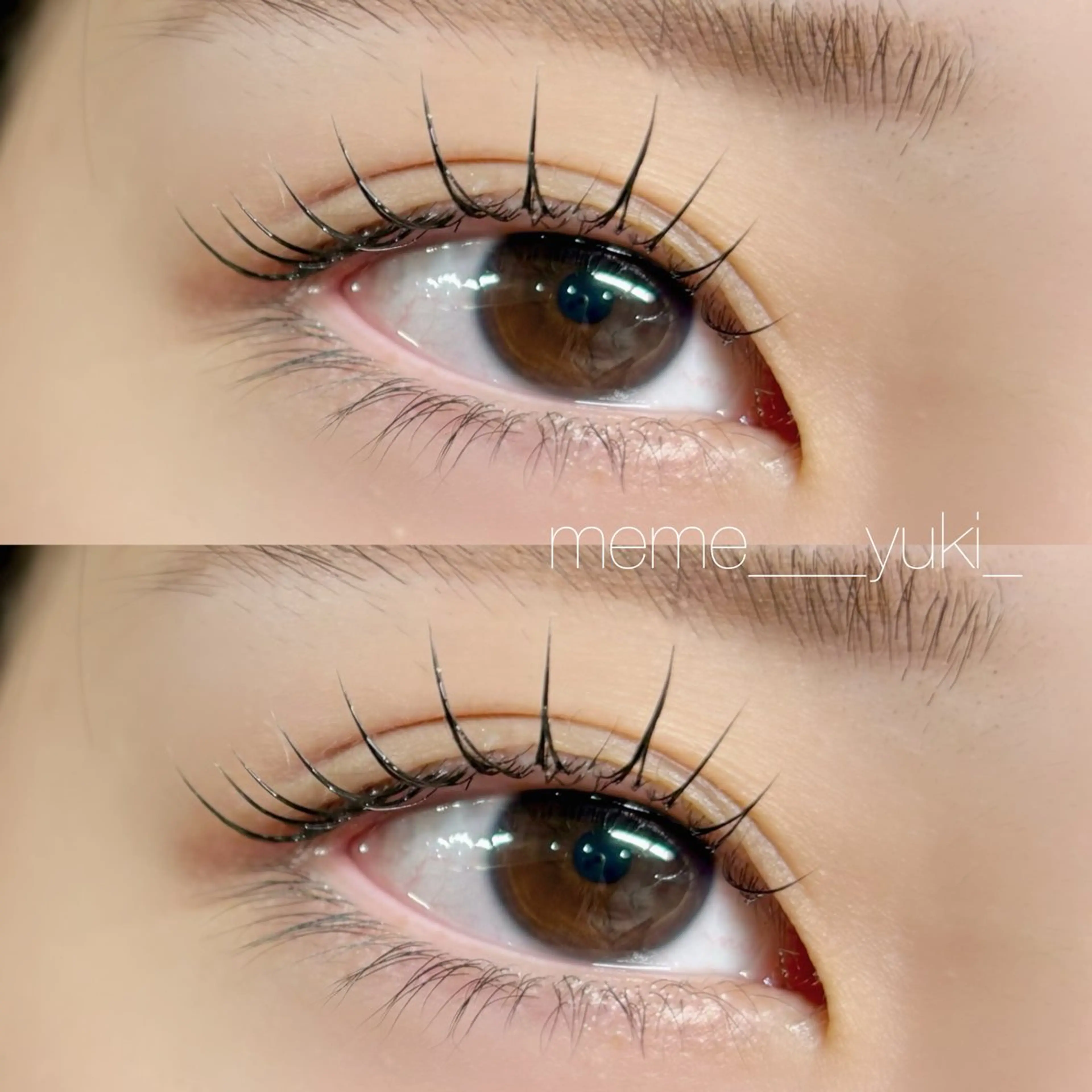 マツエク・マツパ マツパ meme神戸三宮 yuki.のマツエク・マツパデザイン