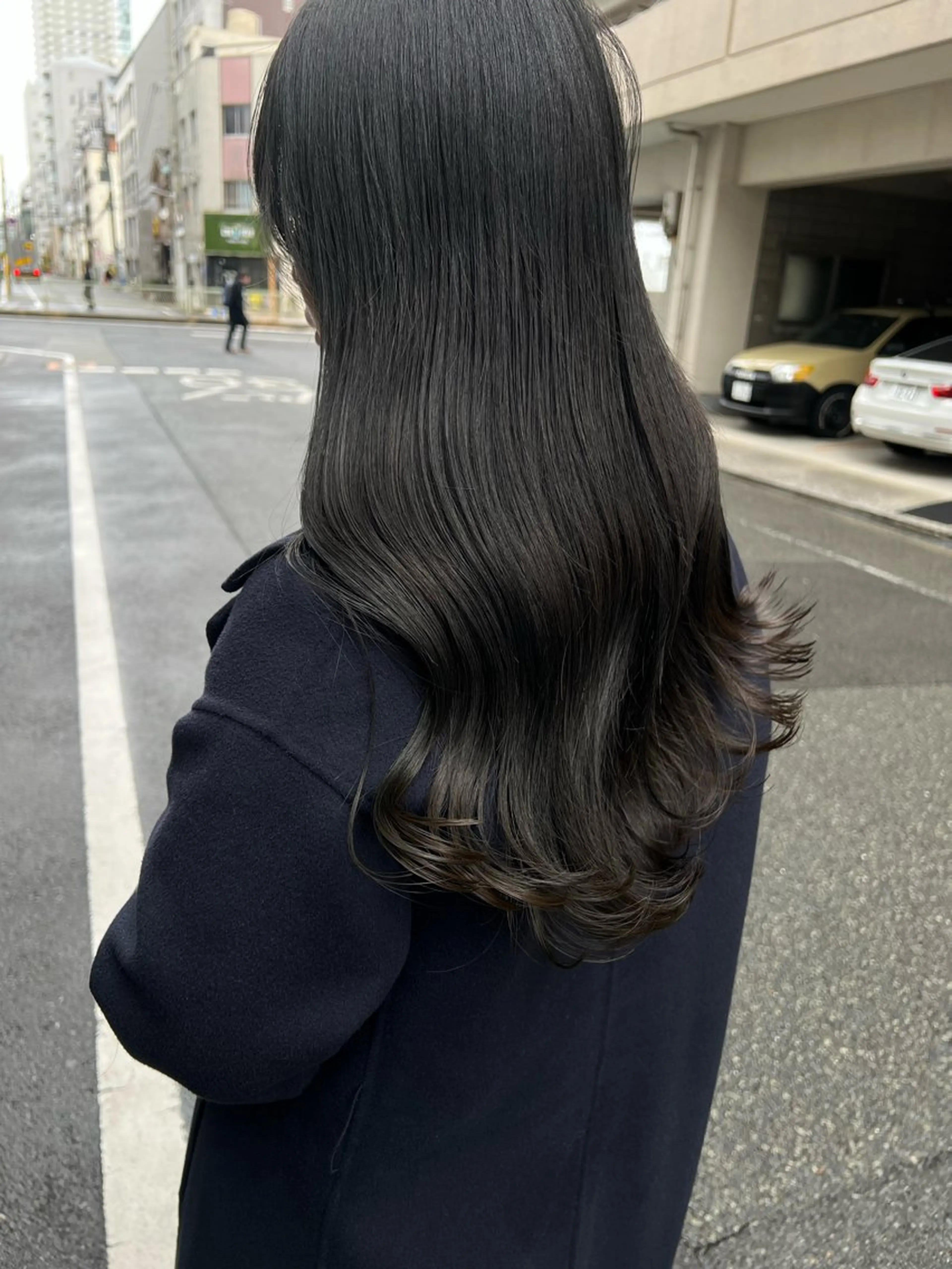 ロング the  hinc所属・新貝楓🌀 透明感カラーのヘアスタイル
