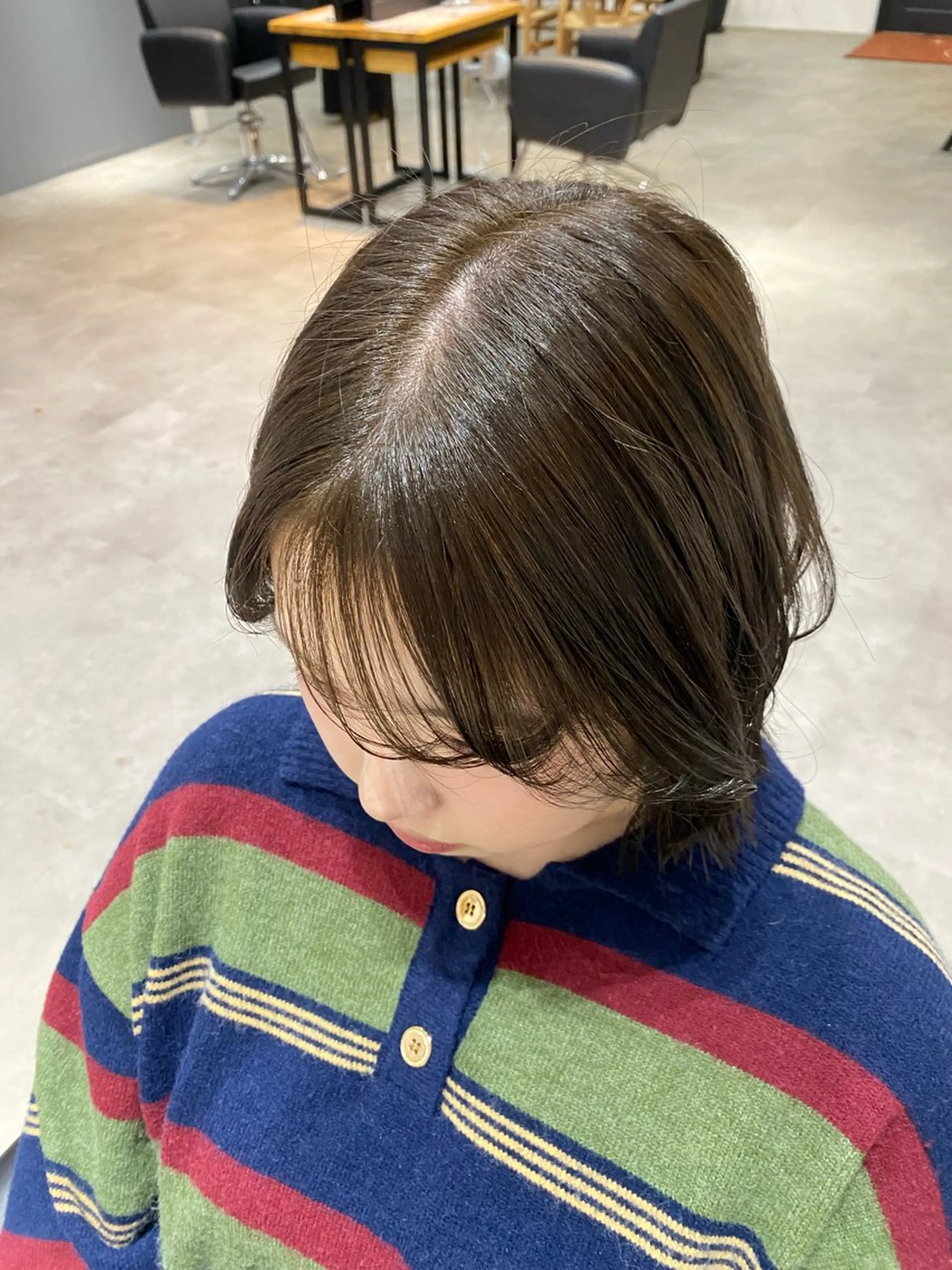 ショート カット ヘアカラー 縮毛矯正 韓国風hair💕 Kanonのヘアスタイル