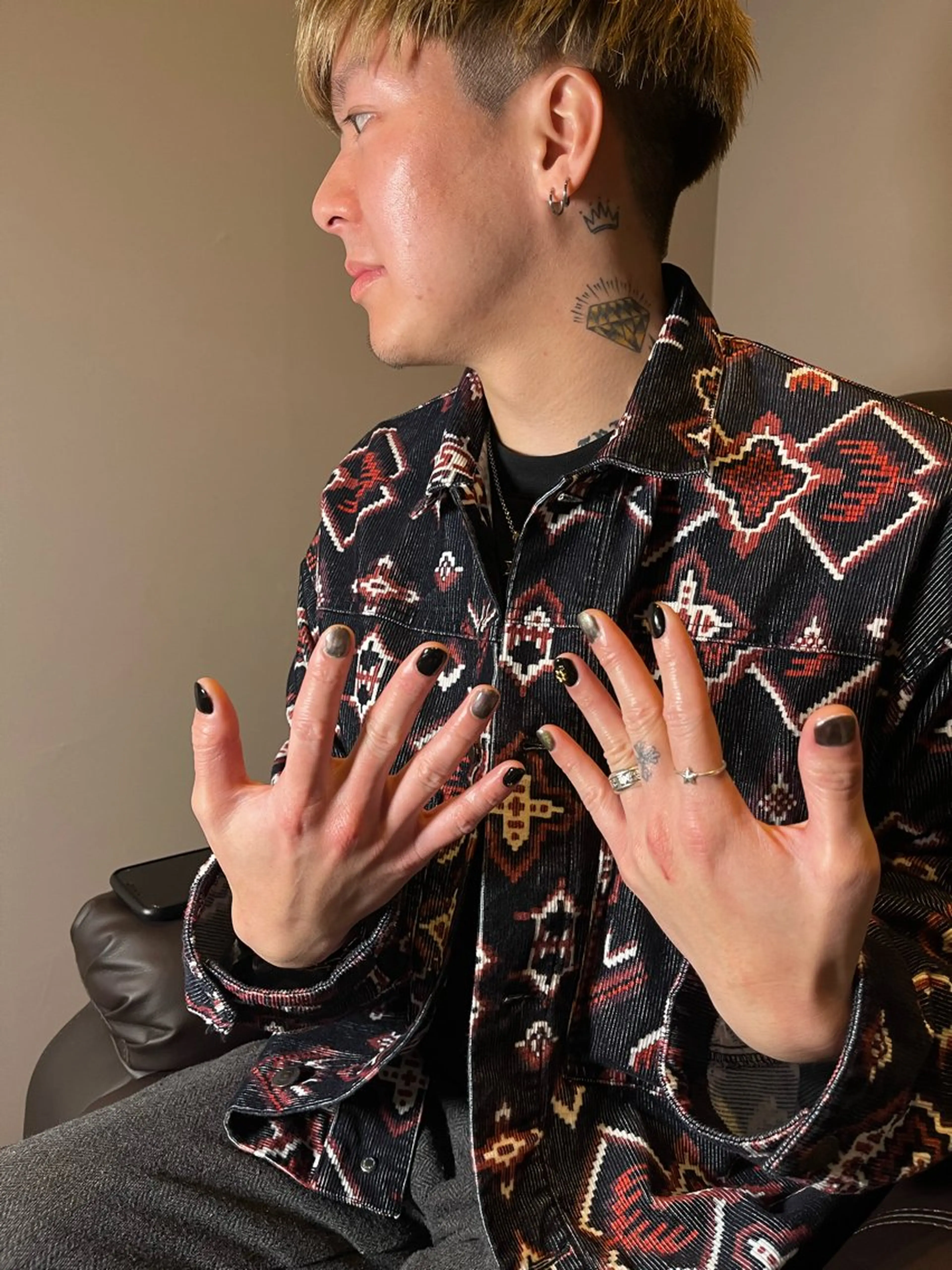 ネイル L-shine所属・メンズネイル専門店 ⭐︎大人男子空間⭐︎のネイルデザイン