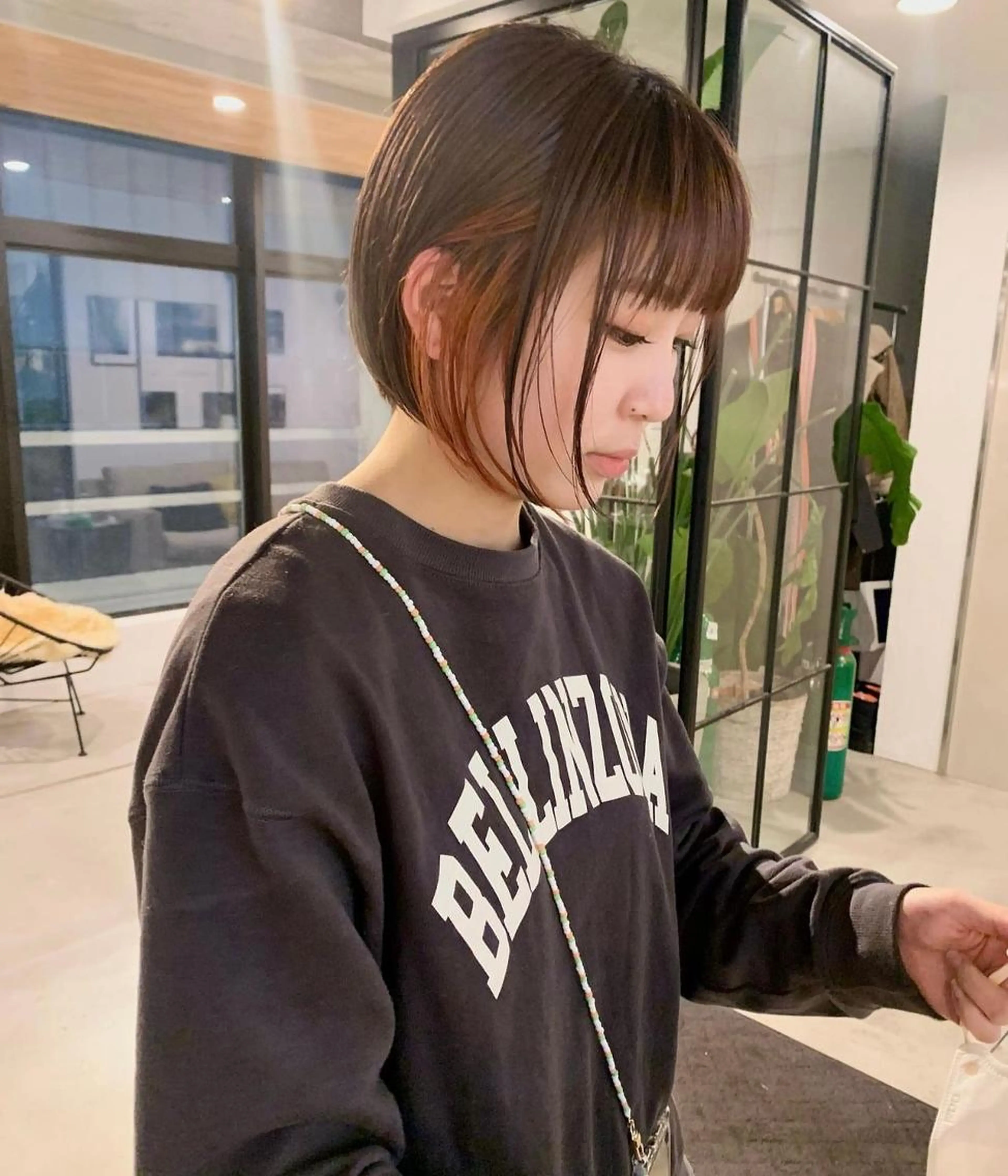 【ご新規様限定📣】顔周り、耳周り/インナーカラー(ブリーチ込み)+オージュアクイックトリートメント+ブロー🚀の写真