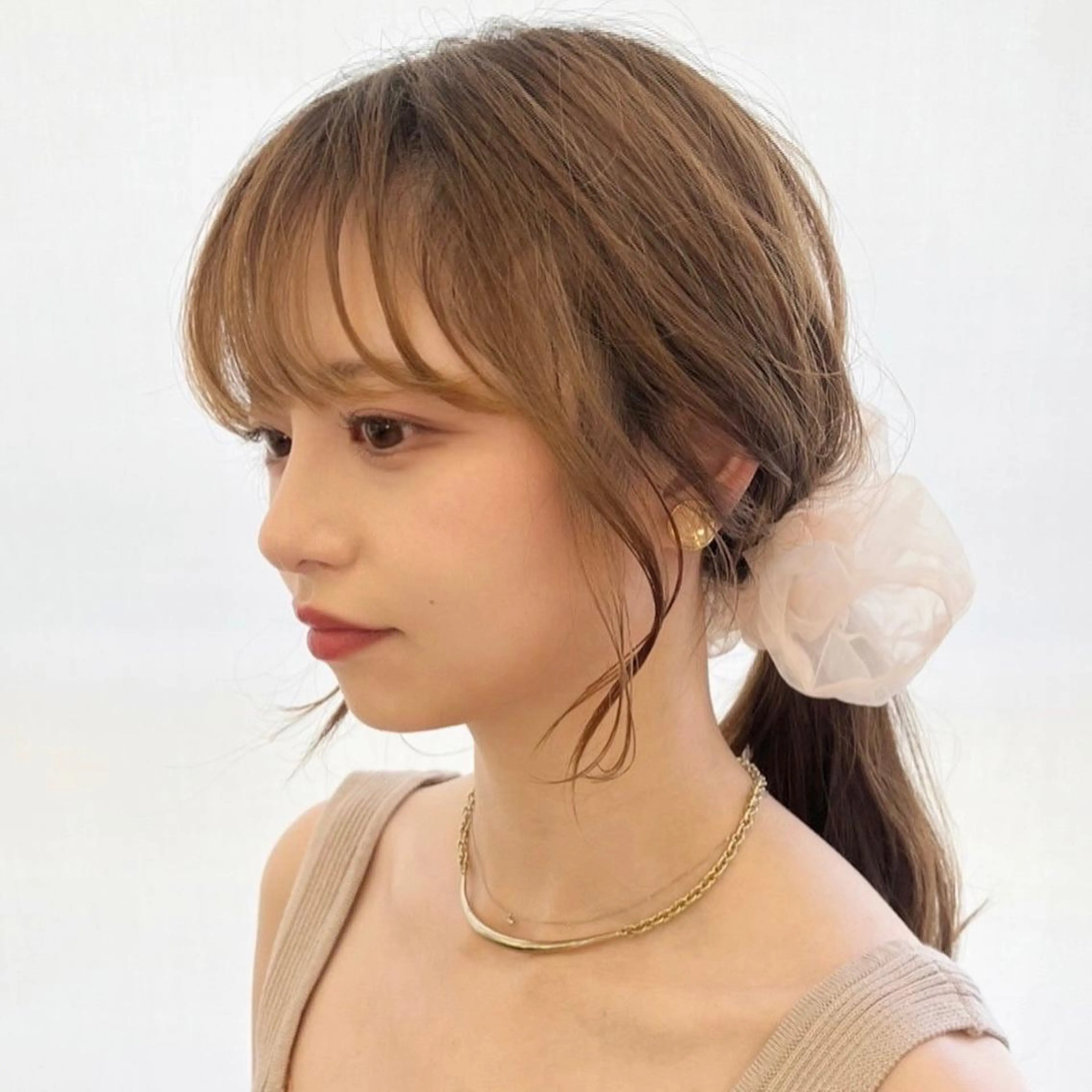 ロング カラー ヘアセット GOODDAY ヘアサロンのヘアスタイル