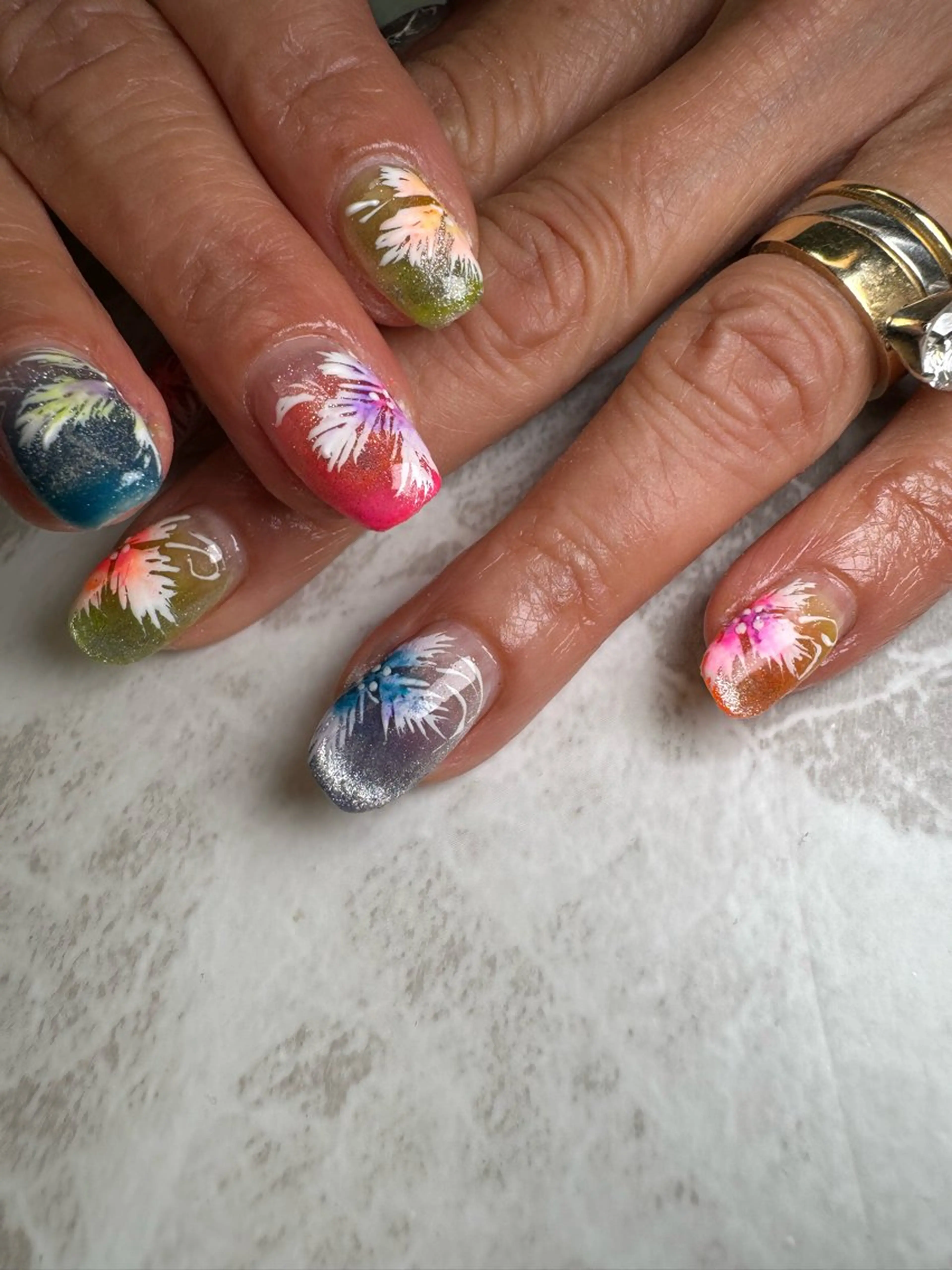 ネイル ハンドネイル YOUTH nails waxing所属・YOUTH natsumiのネイルデザイン