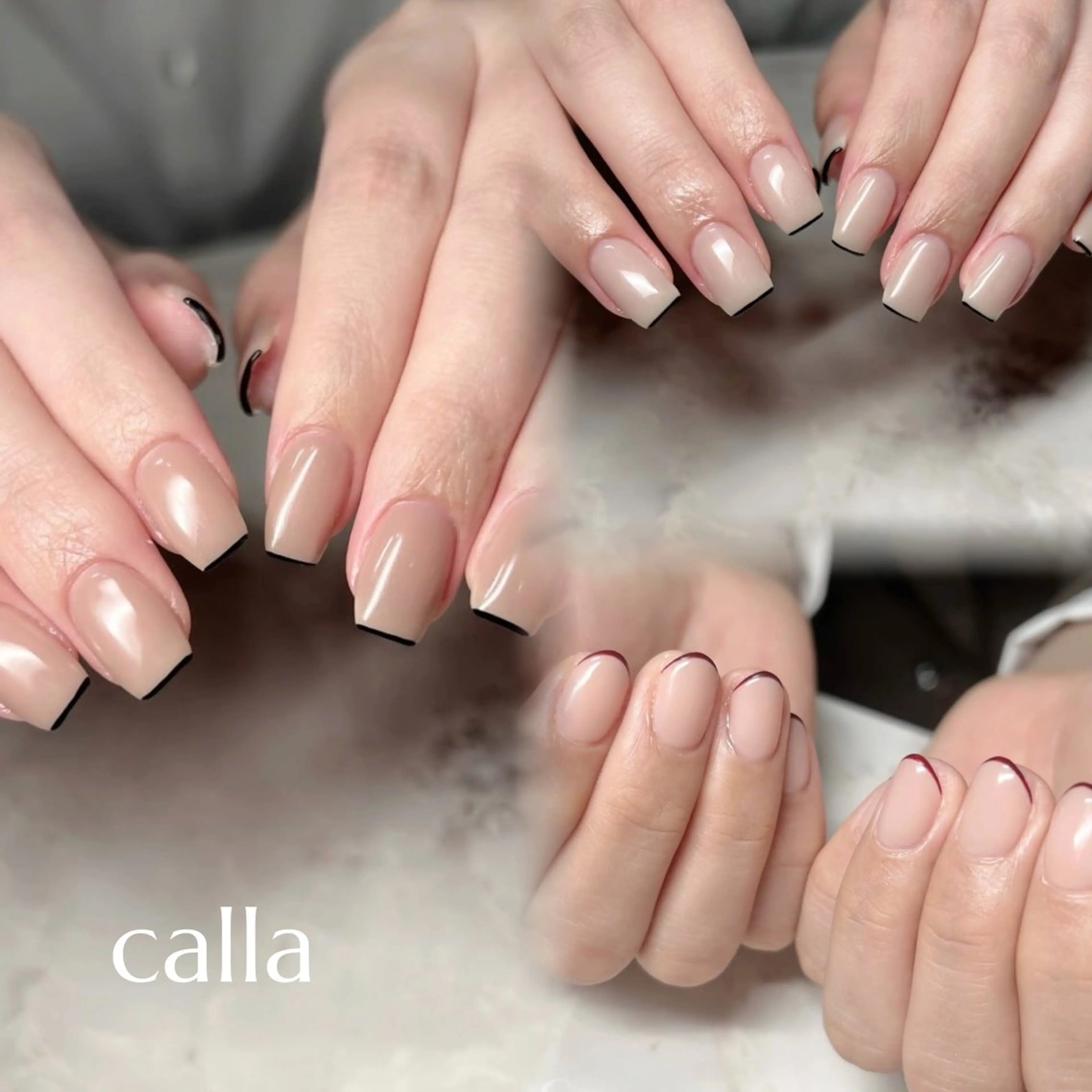 ネイル ハンドネイル calla ネイリストのネイルデザイン
