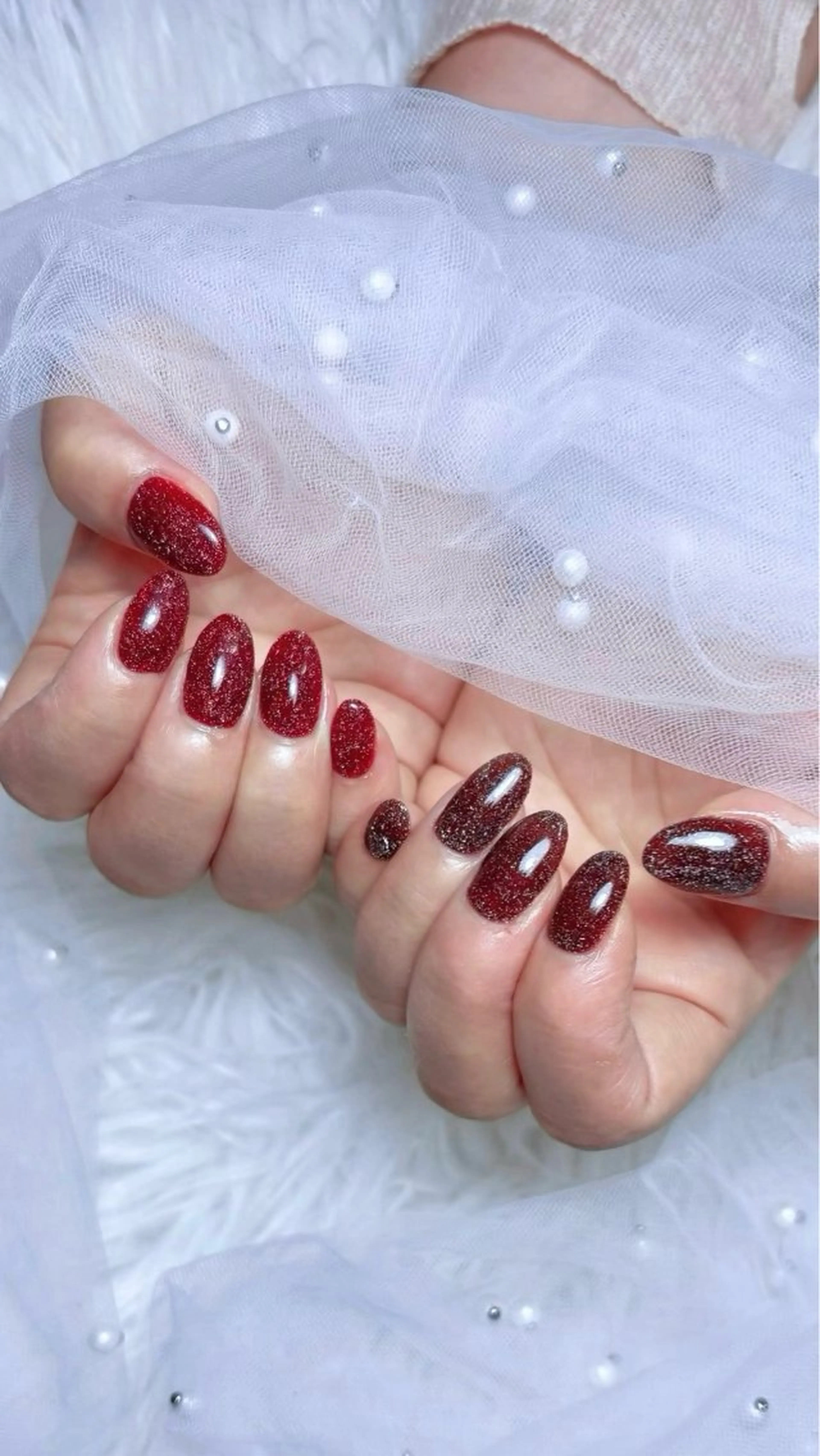 ネイル フラッシュネイル ワンカラーネイル ハンドネイル 𝑬𝑹𝑰𝑲𝑨 𓂃🎀𓈒𓏸のネイルデザイン