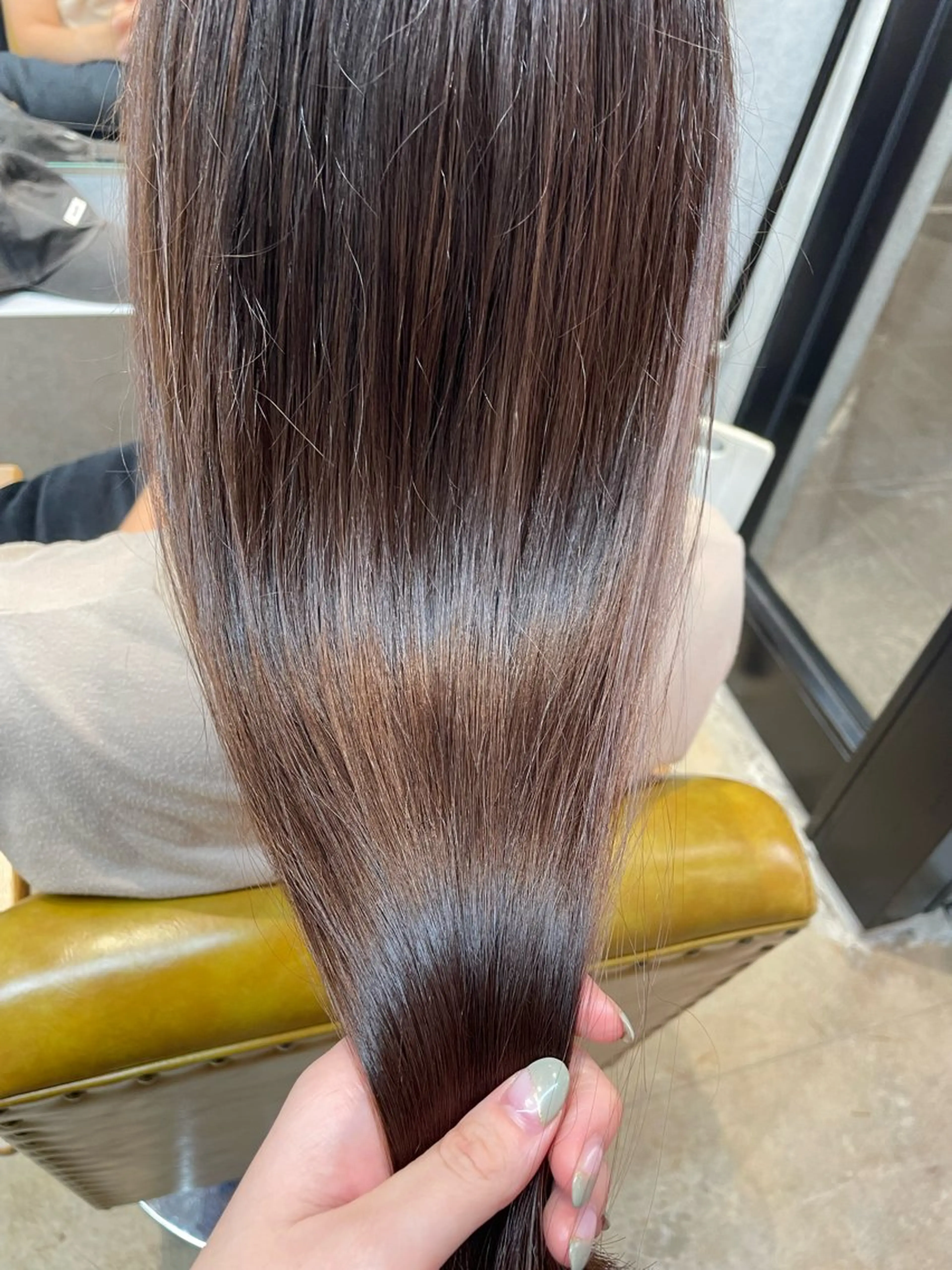 ロング 縮毛矯正 カット 縮毛矯正 小顔似合わせカット ┊︎*AYANO*のヘアスタイル