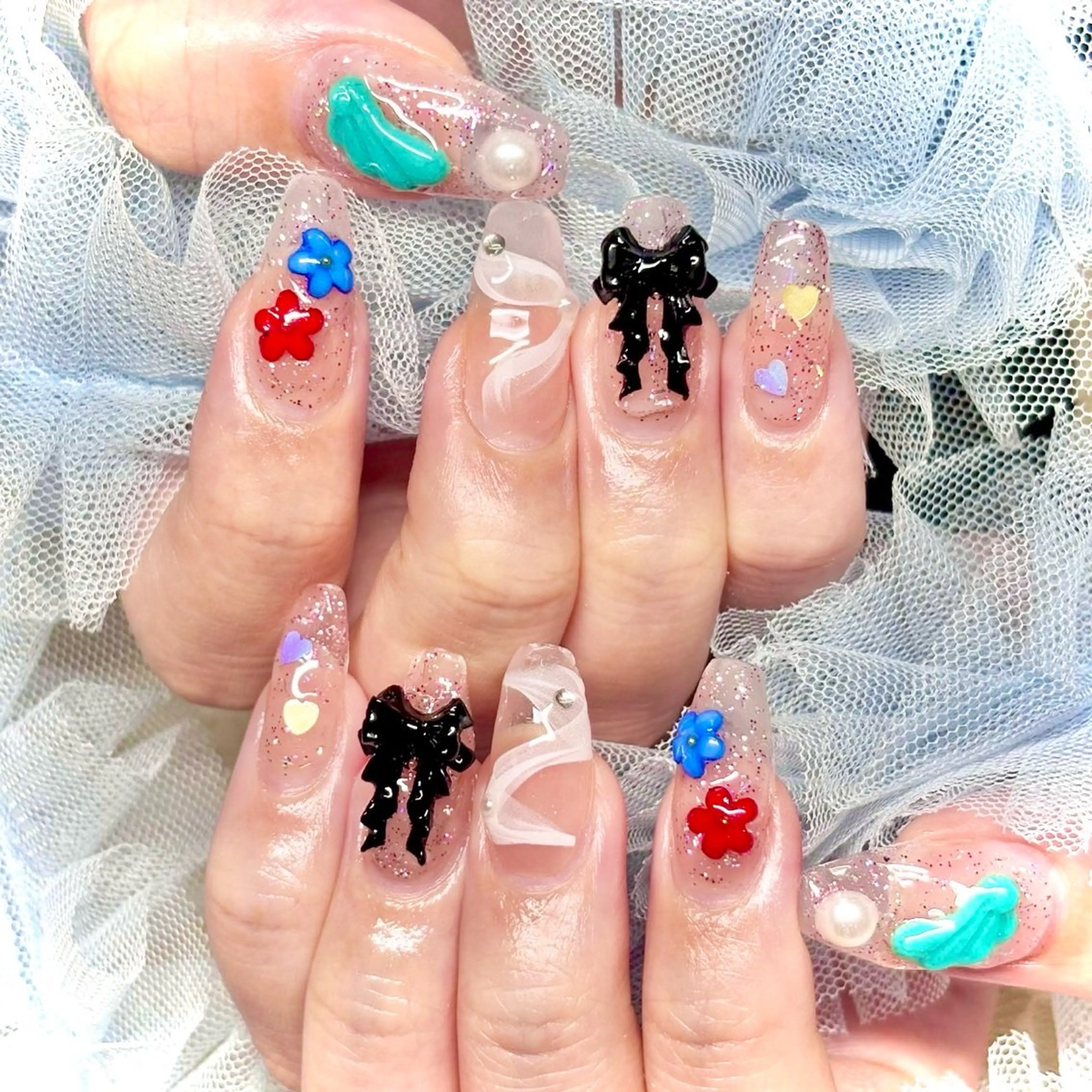 ネイル 韓国ネイル スカルプネイル ワンホンネイル miminon 自宅ネイルサロンのネイルデザイン