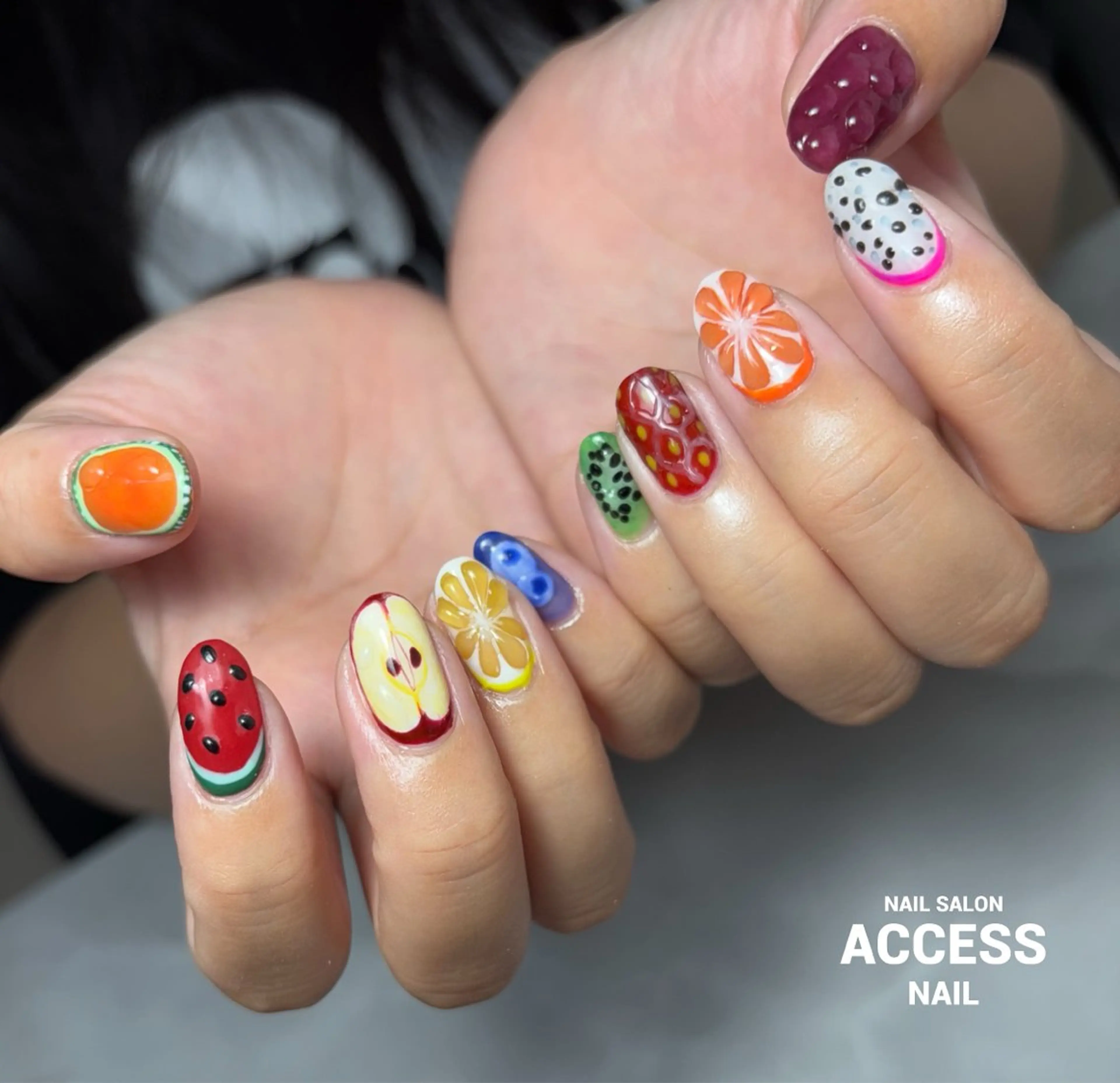 ネイル access nailのネイルデザイン