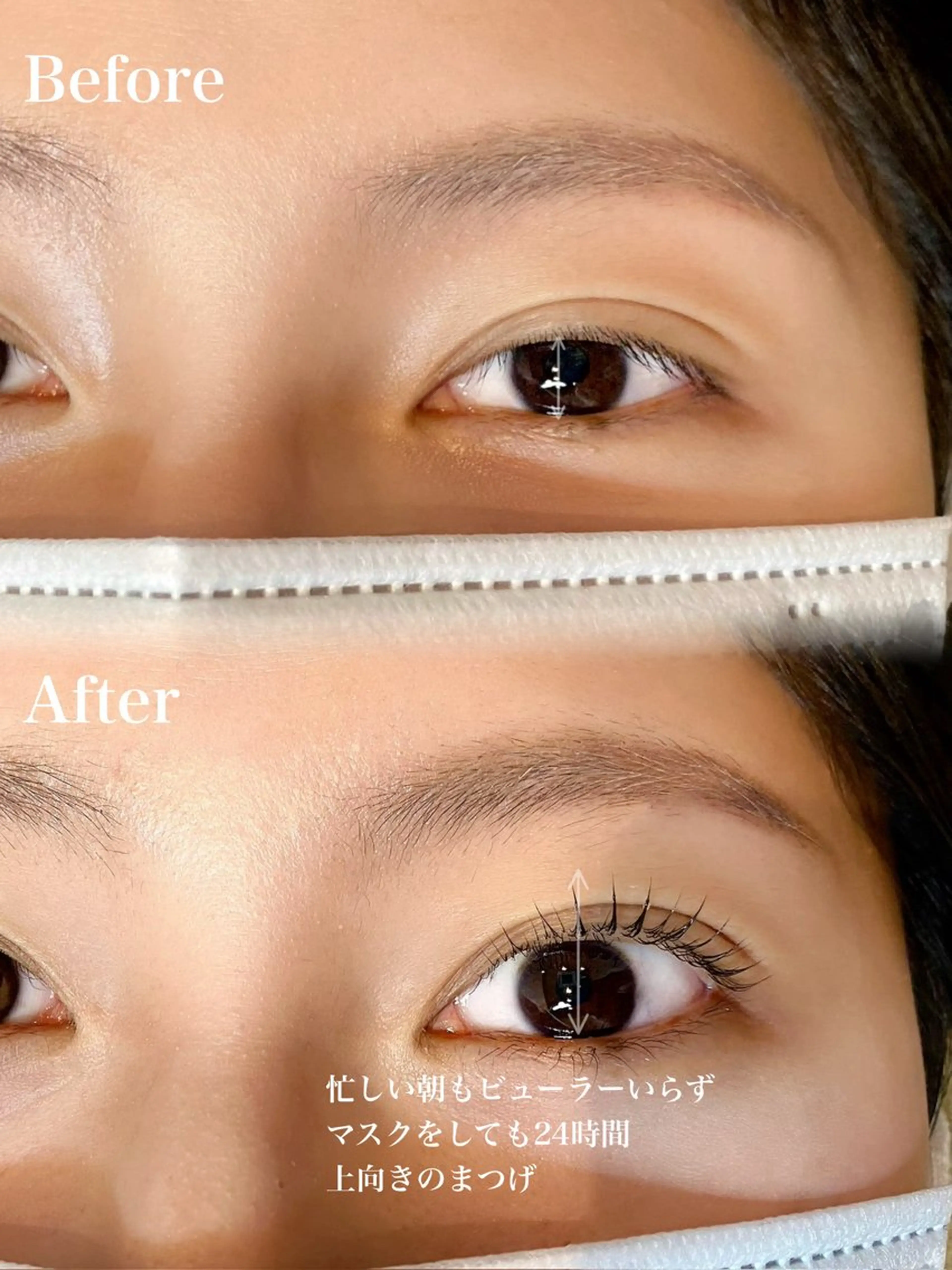 マツエク・マツパ パリジェンヌラッシュリフト Jouir西千葉 Yaritaのマツエク・マツパデザイン