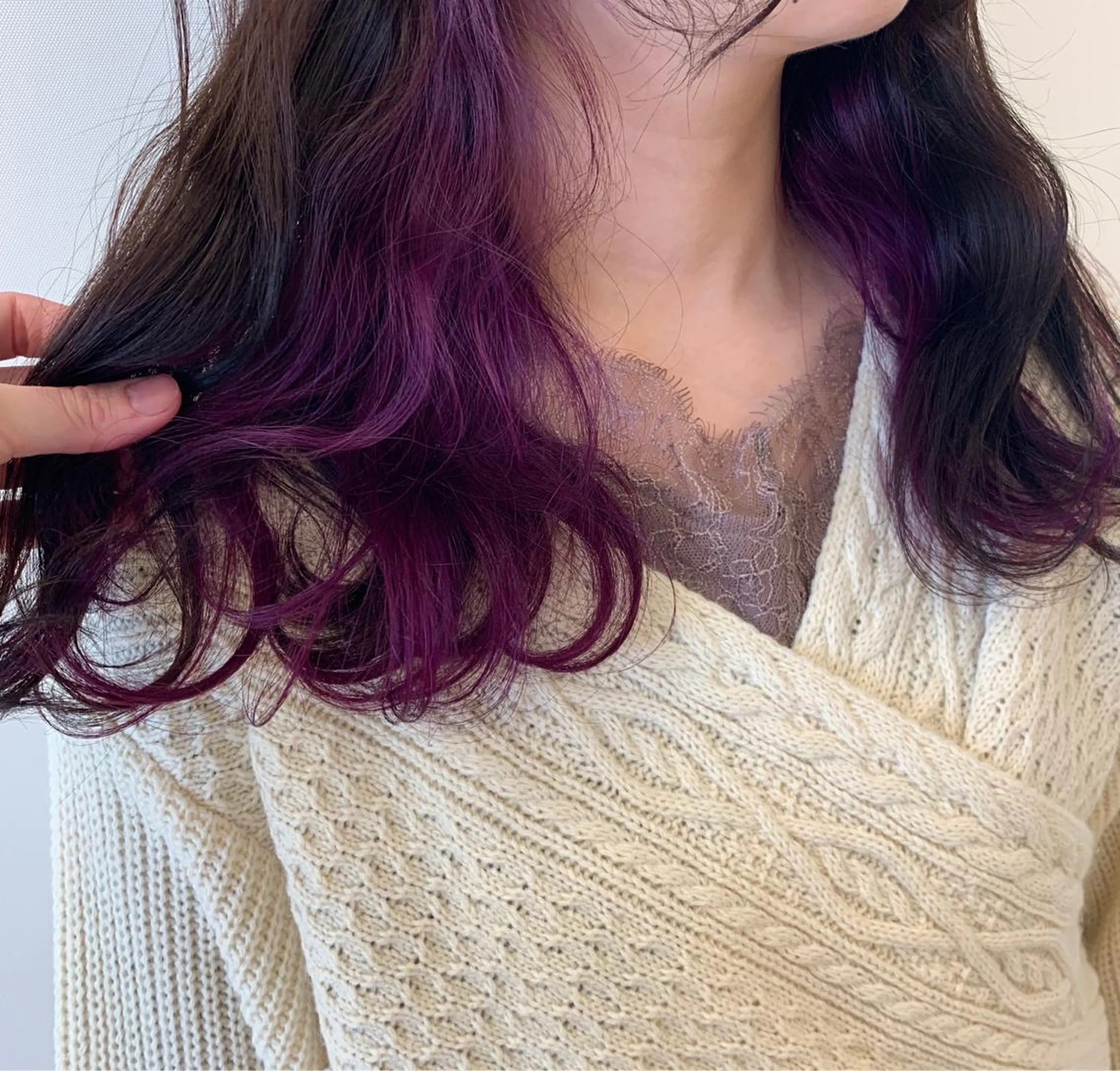 セミロング カラー ヘアカラー トリートメント ヘアセット ハイトーン/ウルフ /レイヤー/坂野幸伸のヘアスタイル