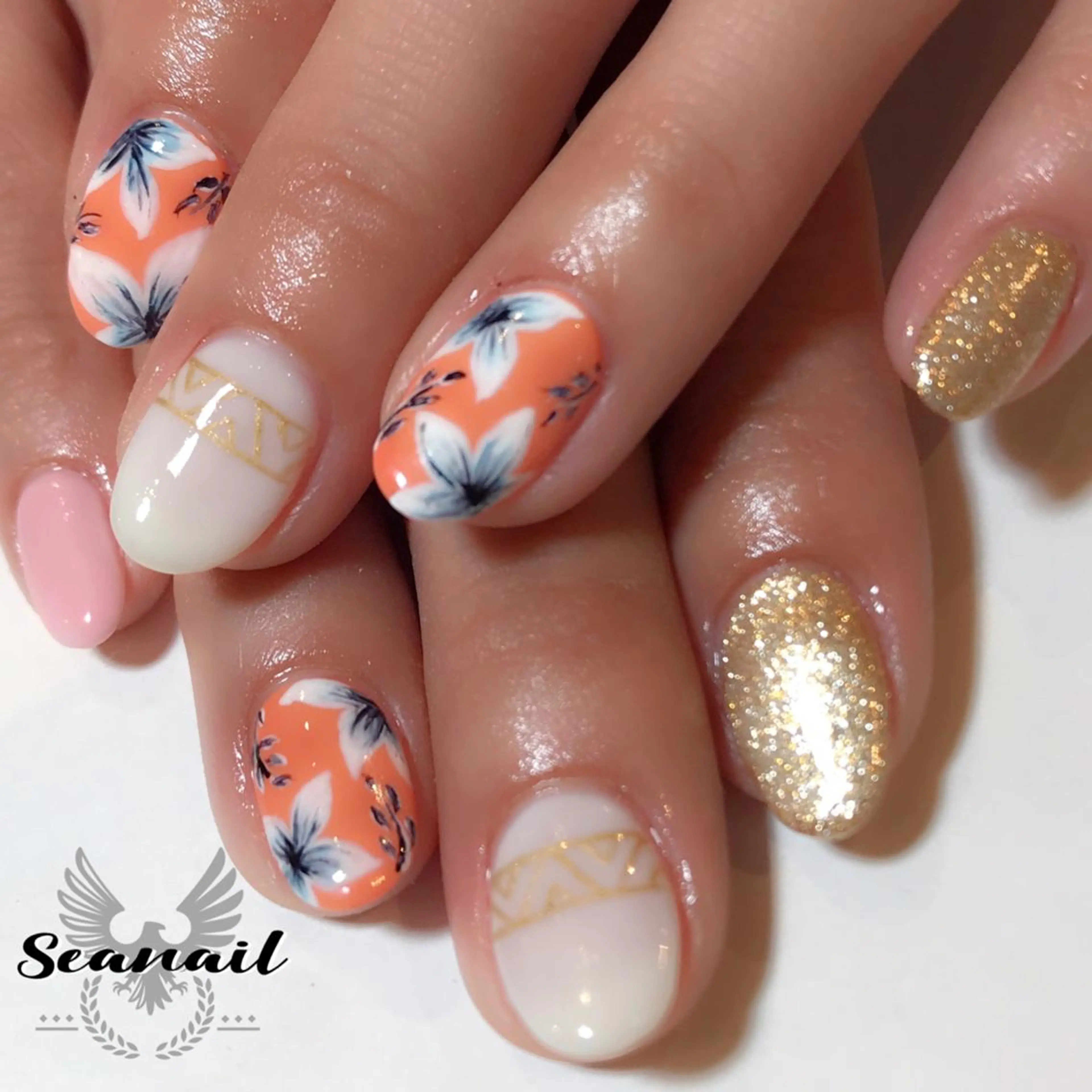 ネイル 小尾 栞のネイルデザイン