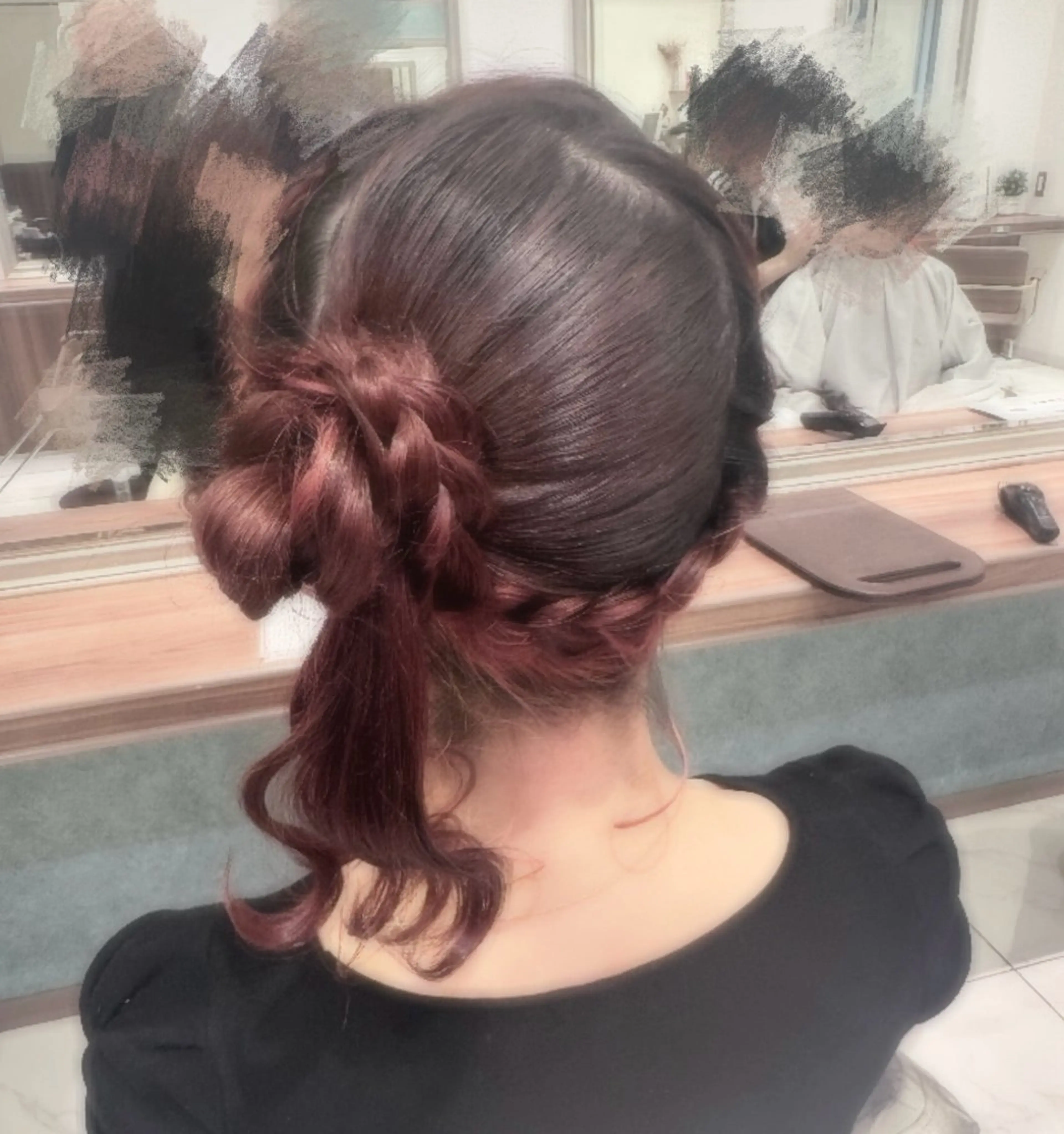 ロング ヘアアレンジ ヘアセット 🫧ヘアアレンジ🎀 ウガジン💞🪄のヘアスタイル