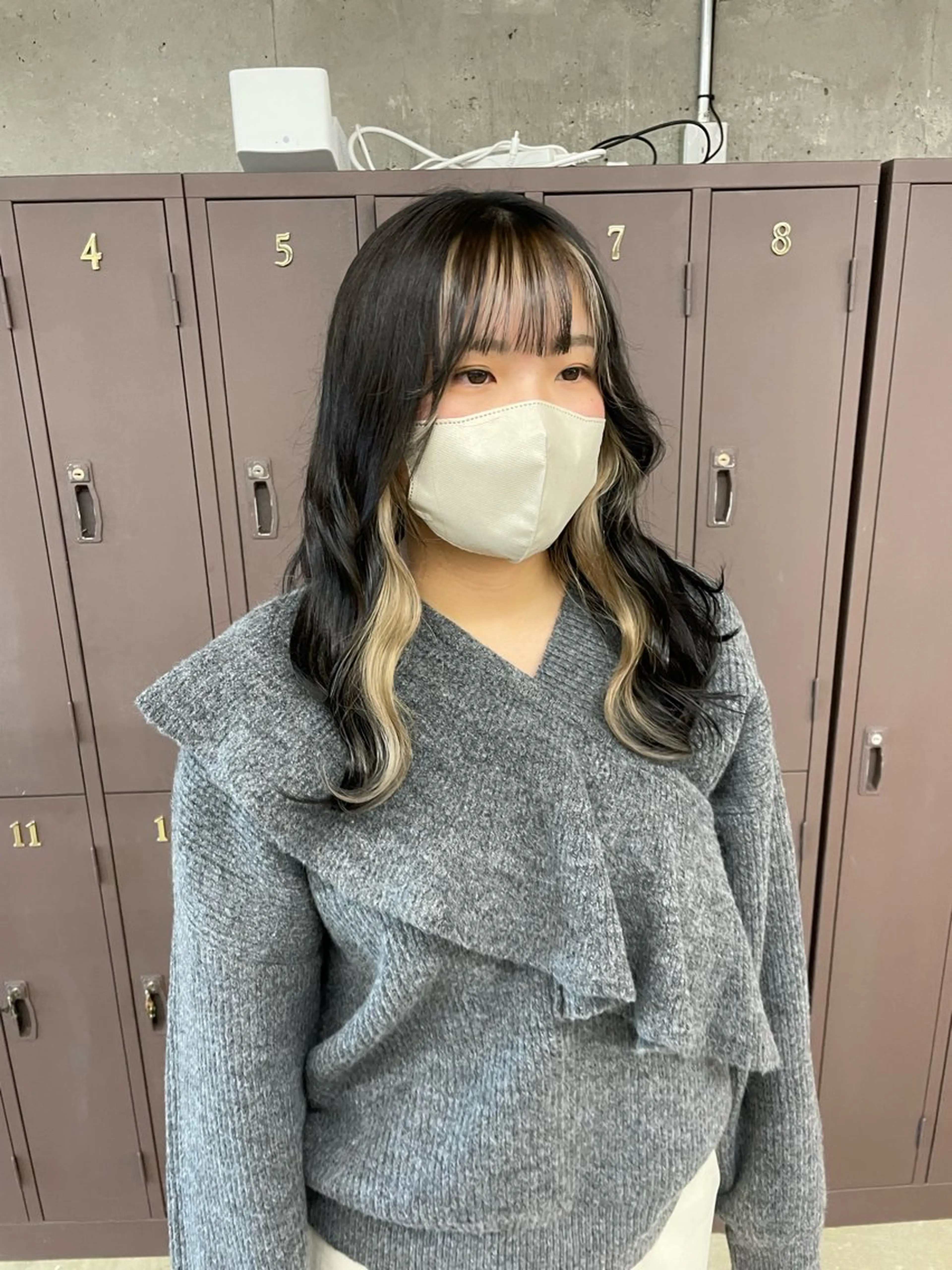 🧸🍀カット+イヤリングカラー+全体カラー+3ステップトリートメント🧸🍀の写真