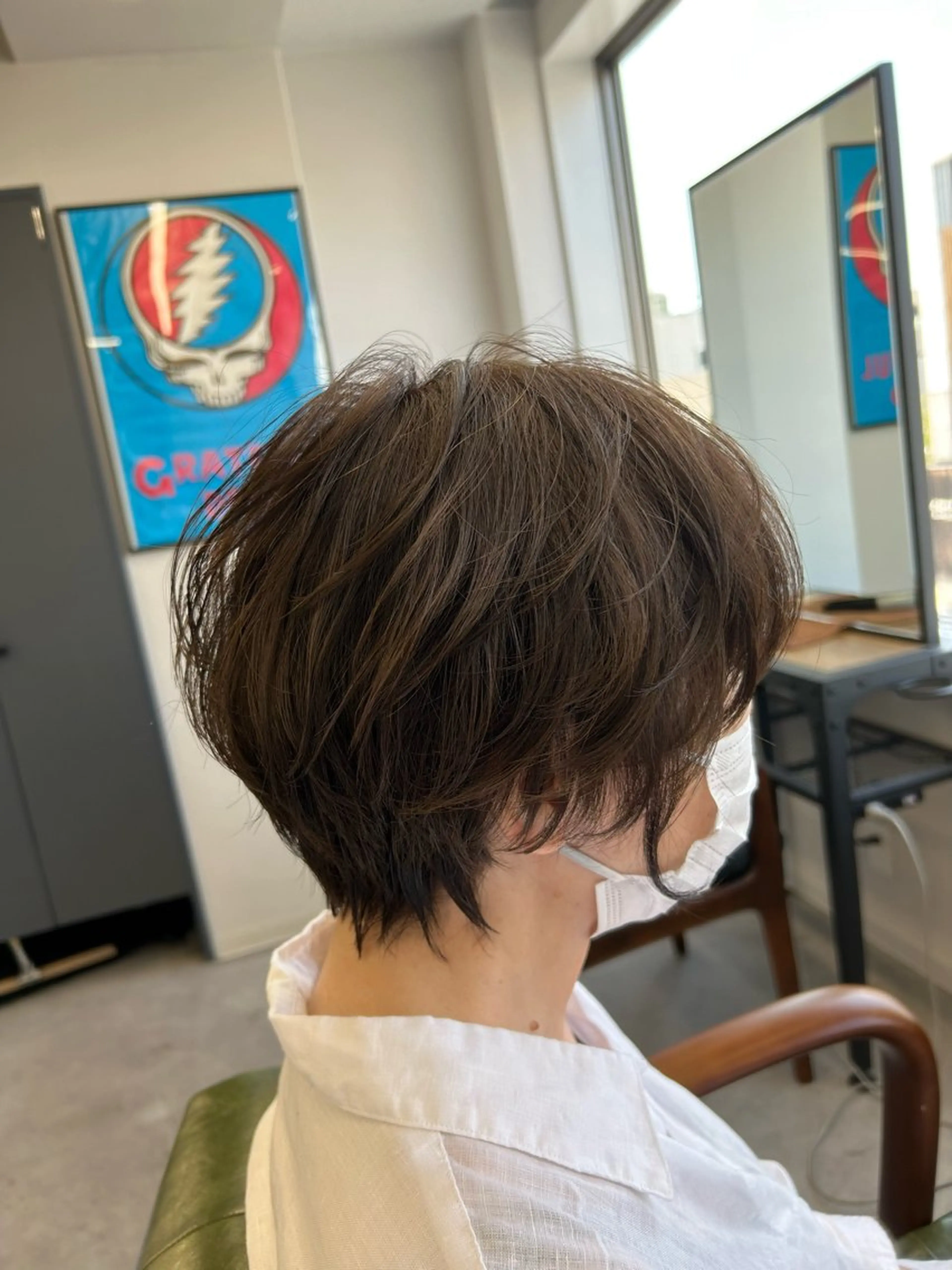 ショート カラー ショートヘア カット ヘアカラー トリートメント SHAFT Ieiriのヘアスタイル