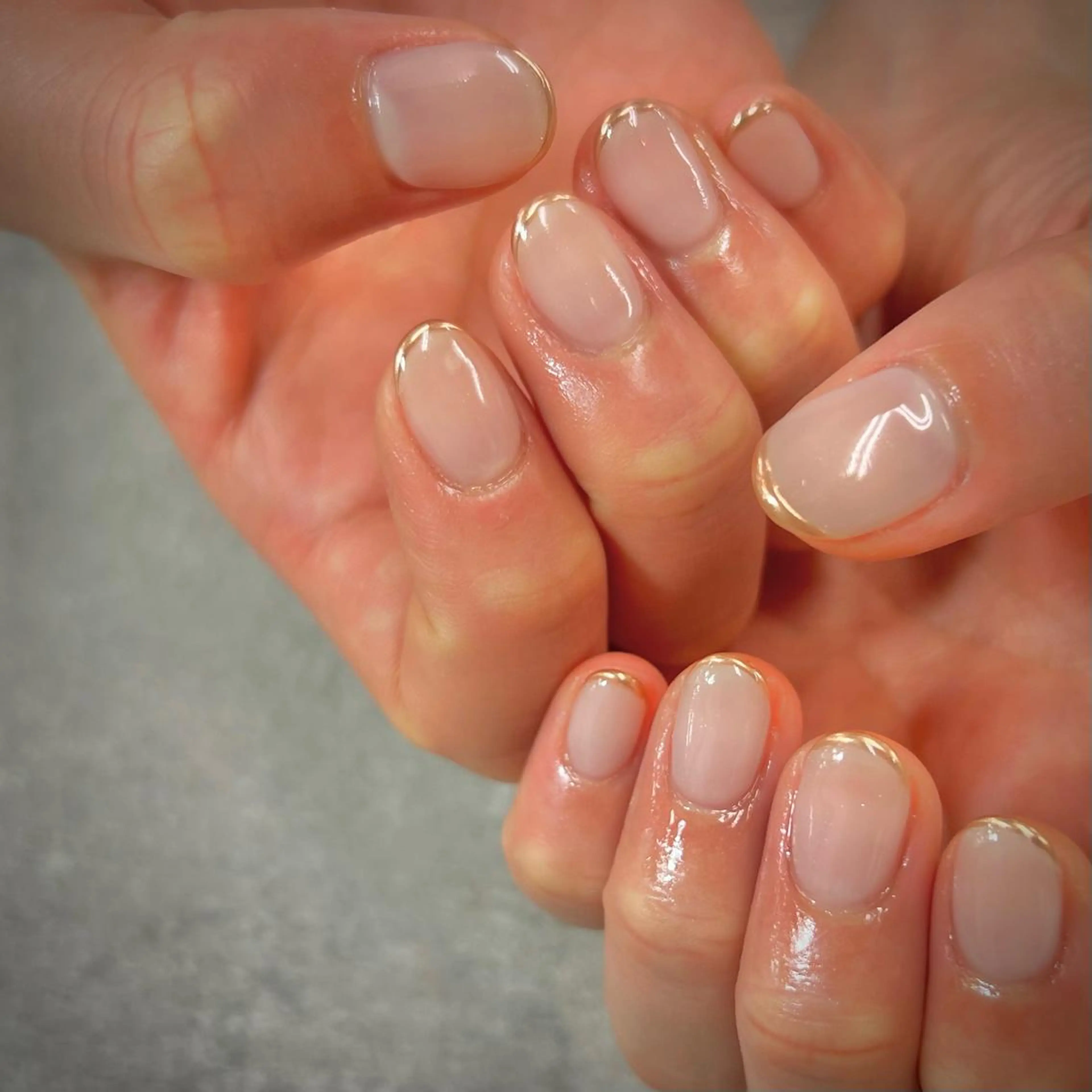 ネイル フットネイル フレンチネイル ジェルネイル ガラスフレンチ グラデーション ハンドネイル YAGAWA NAOのネイルデザイン