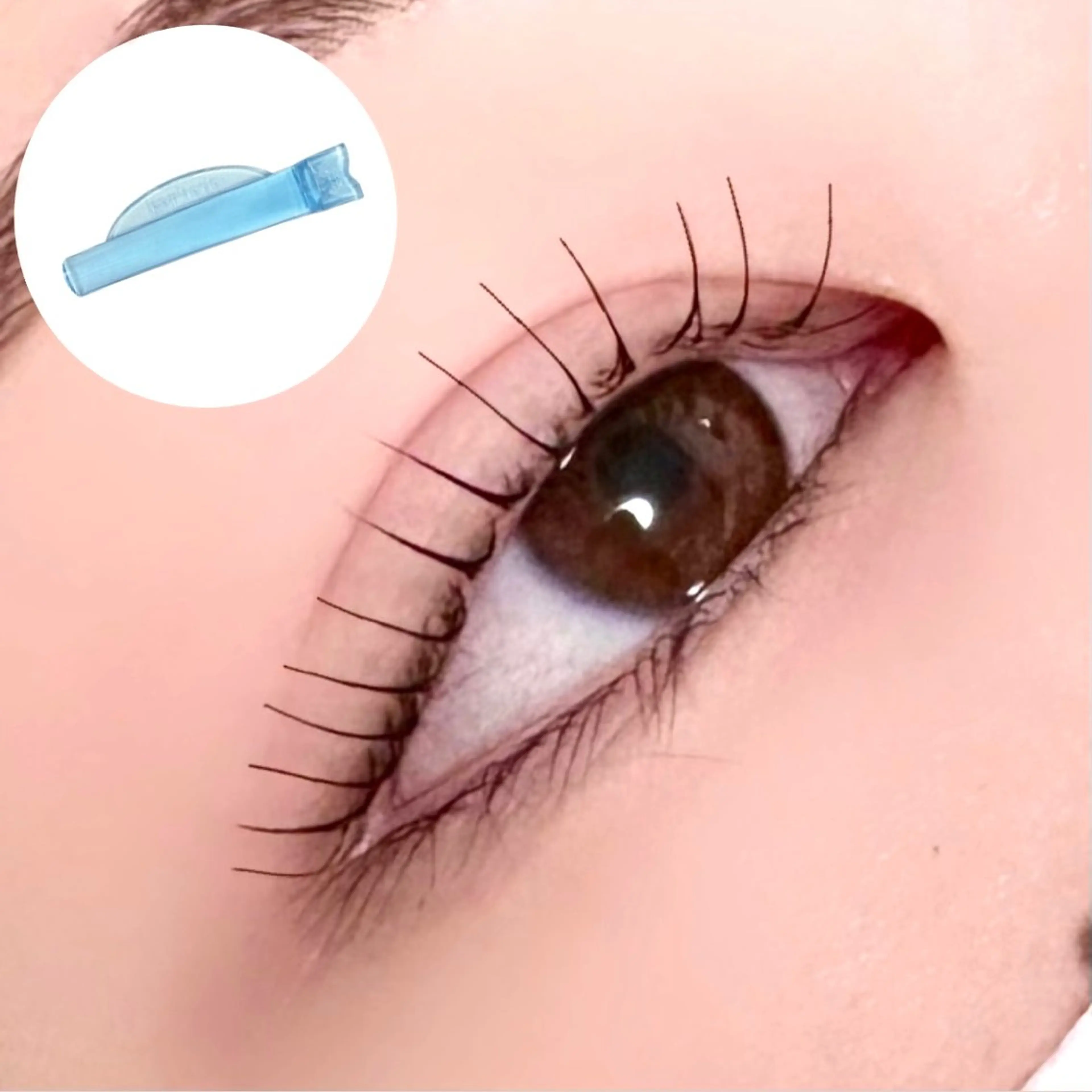 マツエク・マツパ 束感まつ毛 韓国風マツエク パリジェンヌラッシュリフト まつげパーマ 一重×まつ毛パーマ 渋谷／束感まつげ パーマ／YUKIのマツエク・マツパデザイン