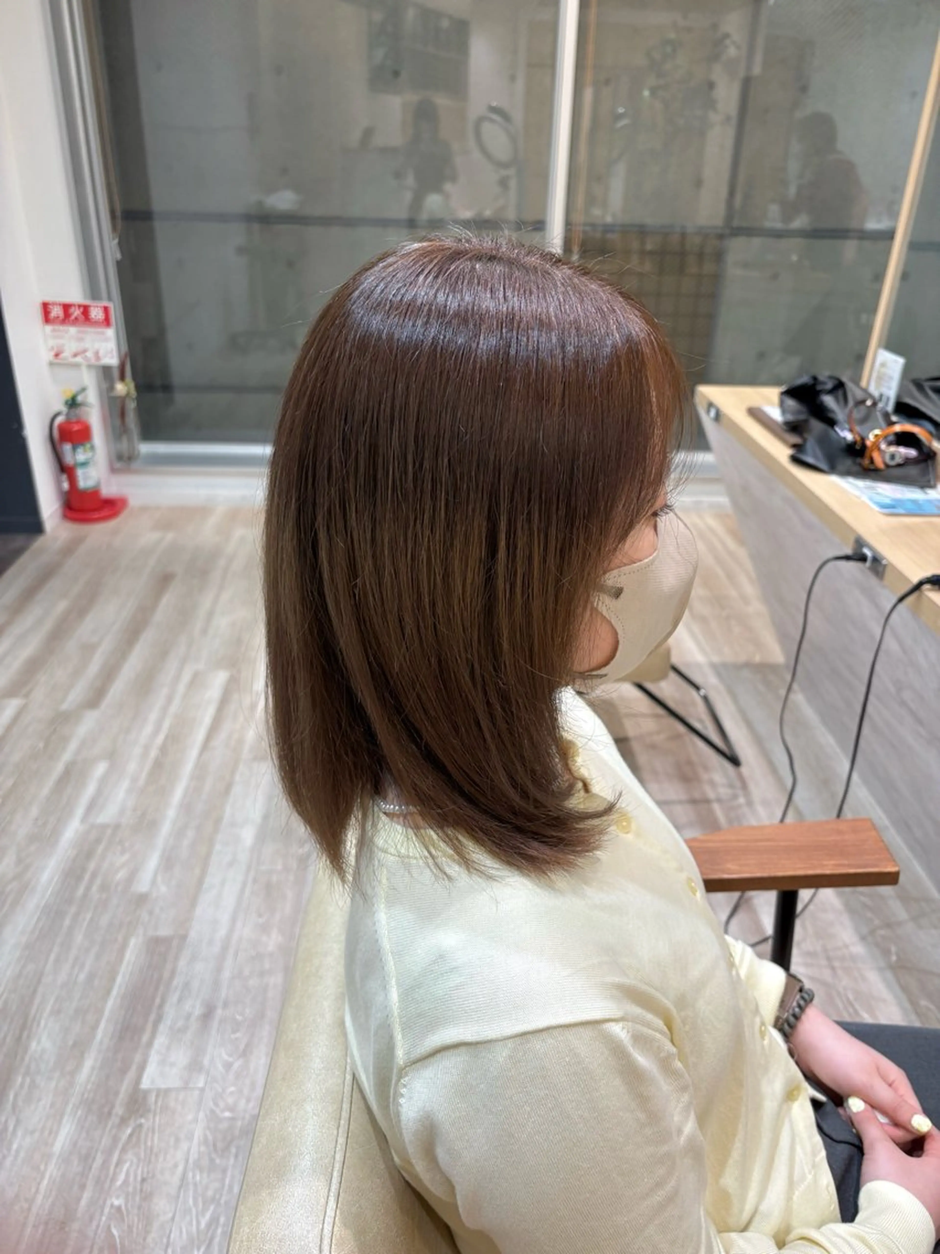 ミディアム ミディアムレイヤー レイヤーカット カット ✧HINA✧ 韓国風/レイヤーのヘアスタイル