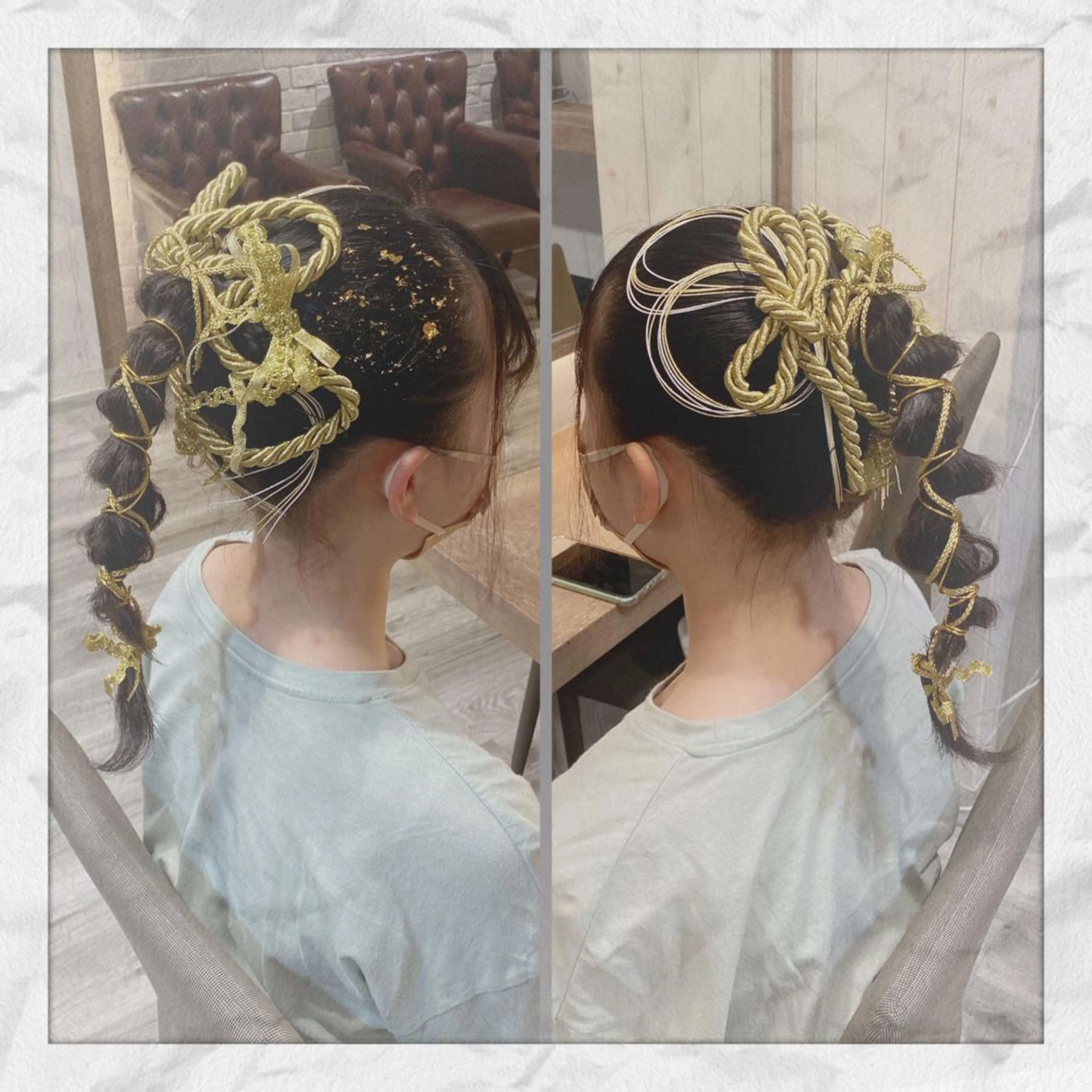 セミロング ヘアアレンジ ヘアセット ヘアセット/着付け 𓇼 松本 夏美𓇼のヘアスタイル